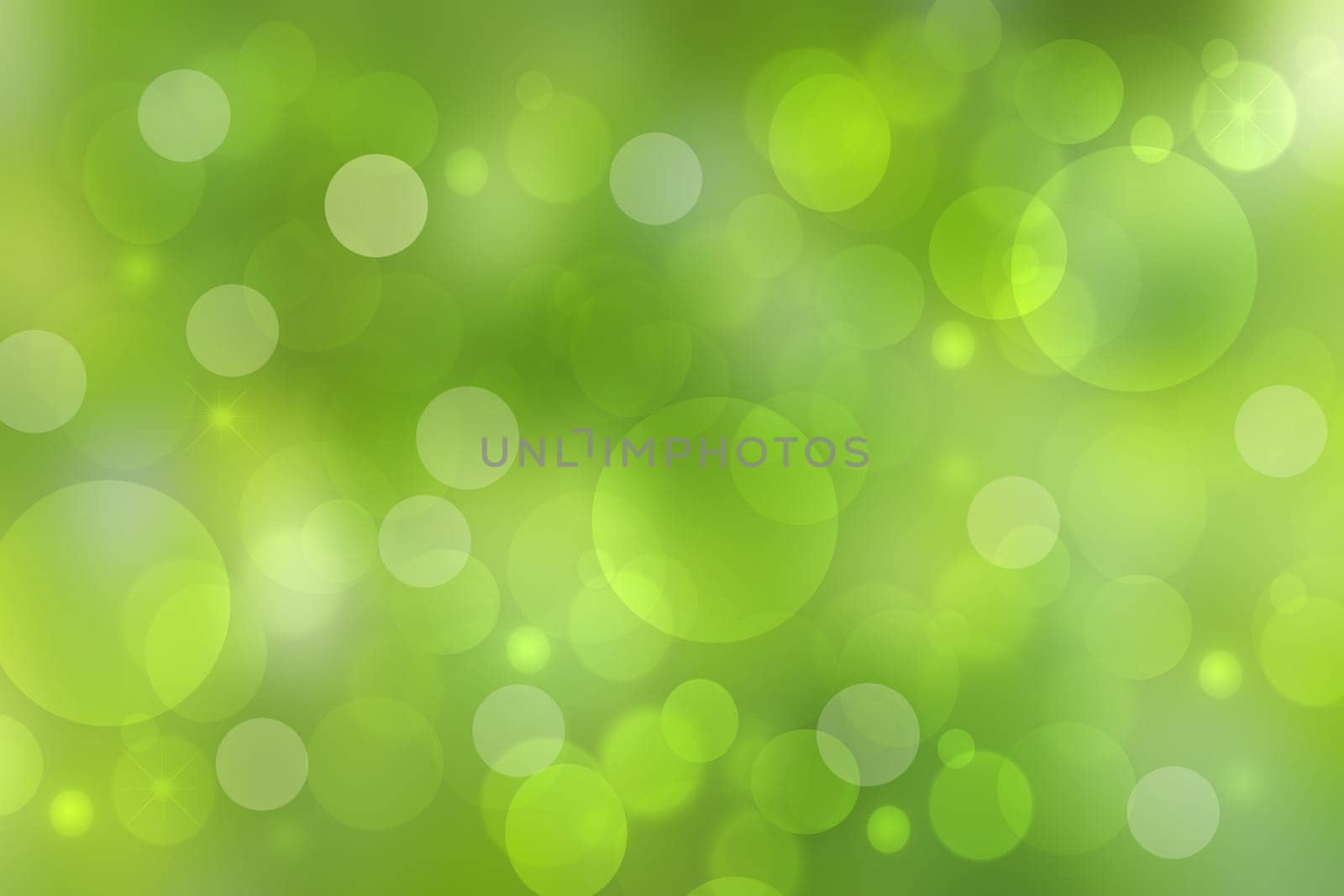 Abstract gradient green and light yellow colorful pastel spring or summer bokeh background. Beautiful texture.