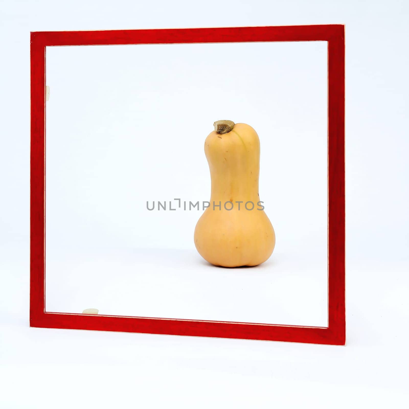 red frame as a background
