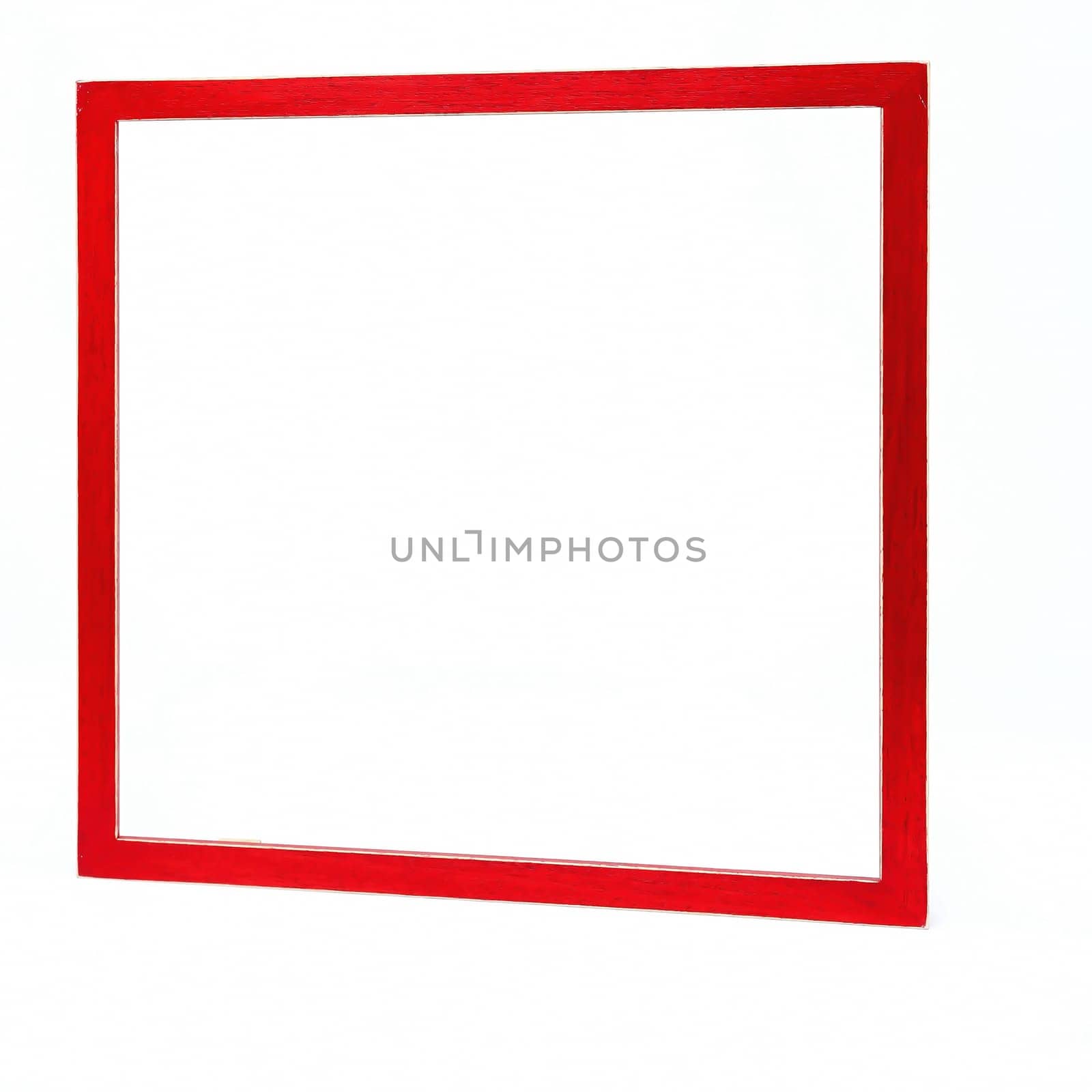 red frame as a background