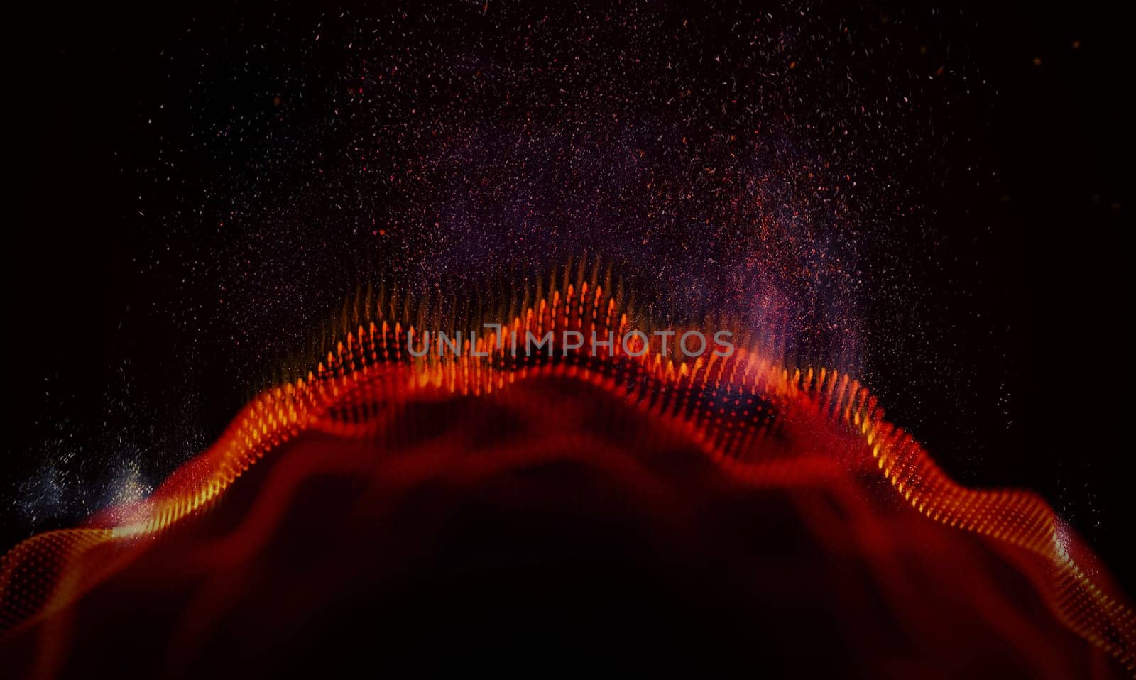 Abstract Black Geometrical Background . Connection structure. Science background. Futuristic Technology HUD Element . onnecting dots and lines . Big data visualization and Business .
