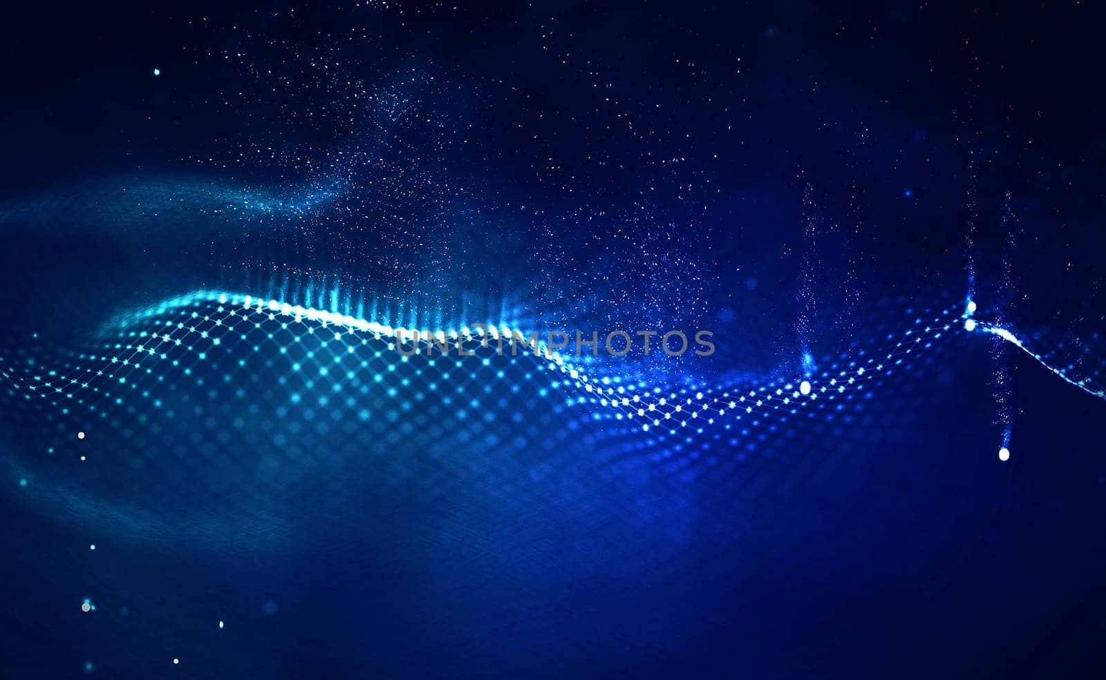 Blockchain technology background. Cryptocurrency fintech block chain network and programming concept.