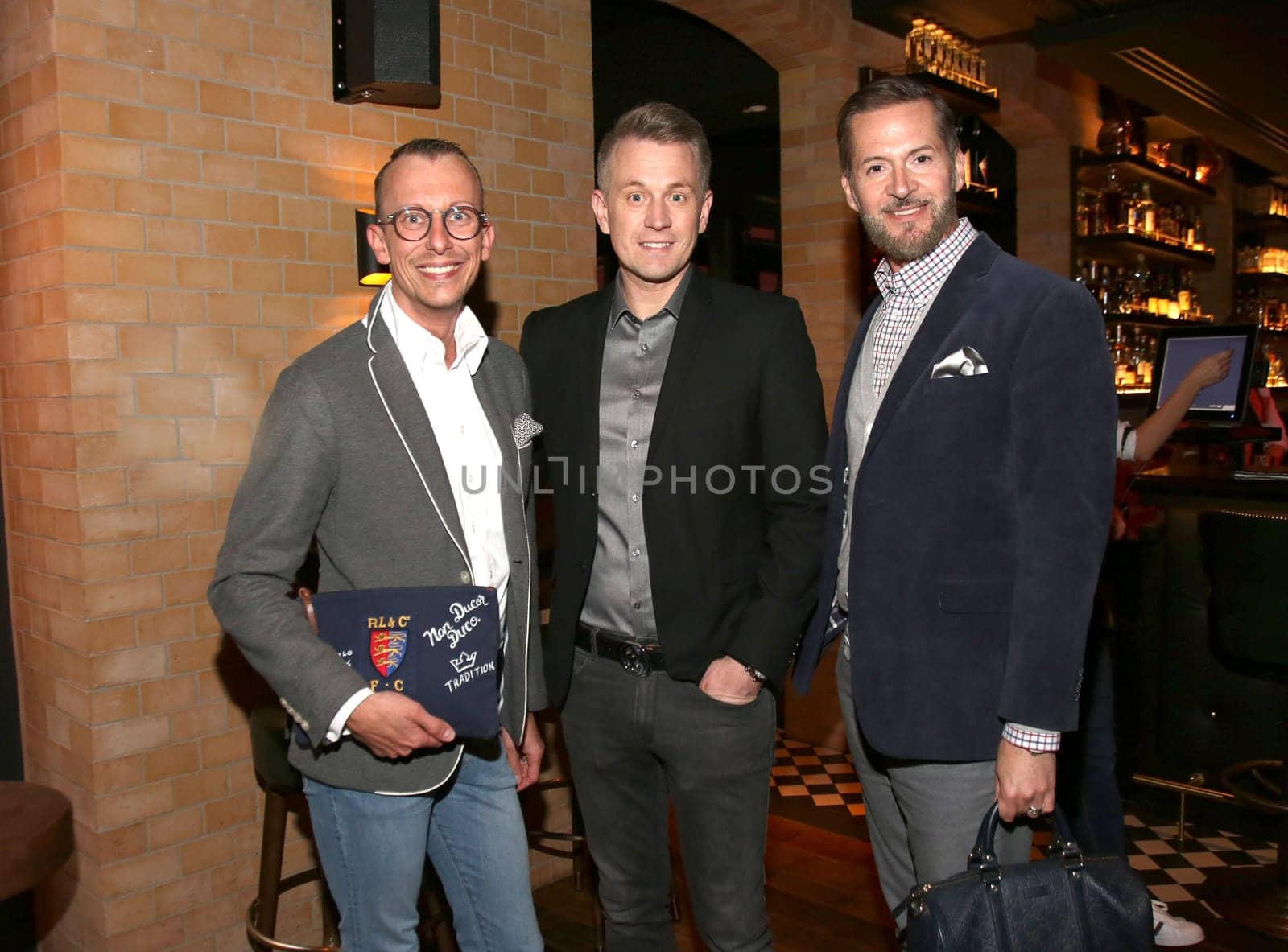 Tim Engelke-Duehrkopp  , Lars Ohms ,Guido Duerkopp ,.Pre-Easter-Drink and After Work Event  at the Tortue  in Hamburg 2019