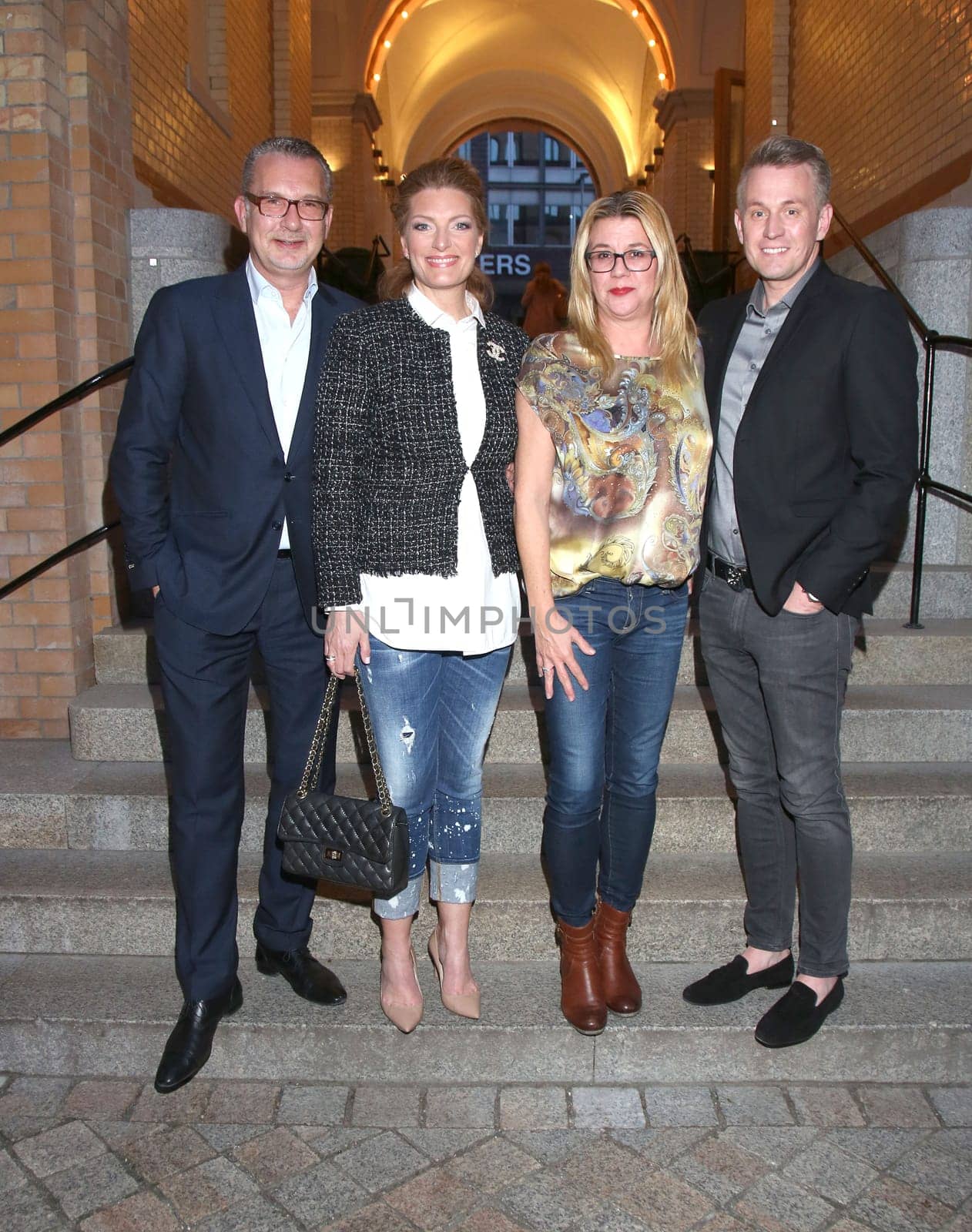 Olaf Schmidt, Sabine Stamm, Claudia Schulz and Lars Ohms ., Pre-Easter-Drink and After Work Event  at the Tortue  in Hamburg 2019