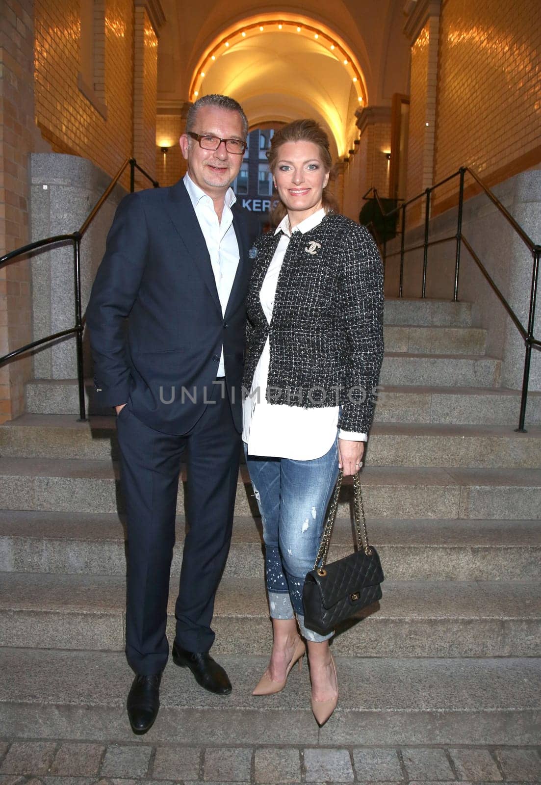 Olaf Schmidt, Sabine Stamm,  ., Pre-Easter-Drink and After Work Event  at the Tortue  in Hamburg 2019