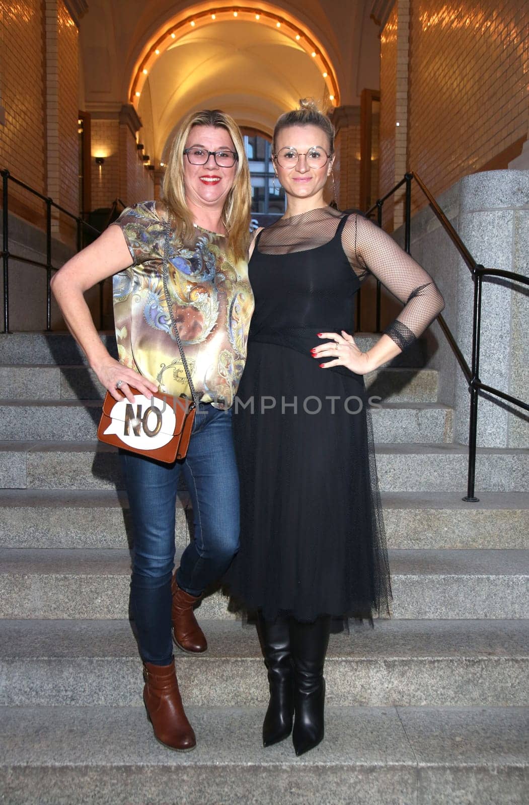 Claudia Schulz ( PR ) and Ella Deck,., Pre-Easter-Drink and After Work Event  at the Tortue  in Hamburg 2019