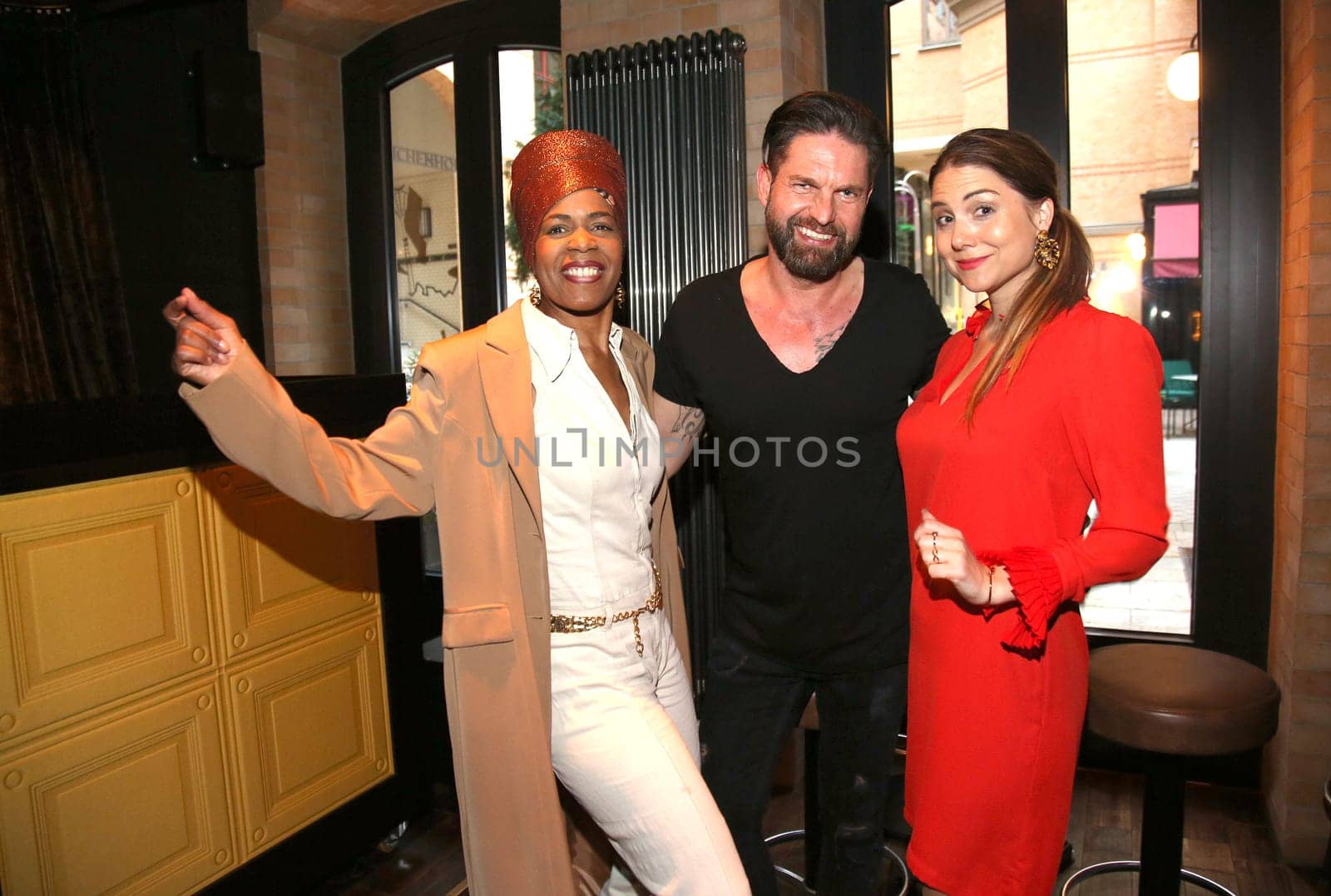 Love Newkirk , Kai Schwarz and Anna Leusch, .Pre-Easter-Drink and After Work Event  at the Tortue  in Hamburg 2019