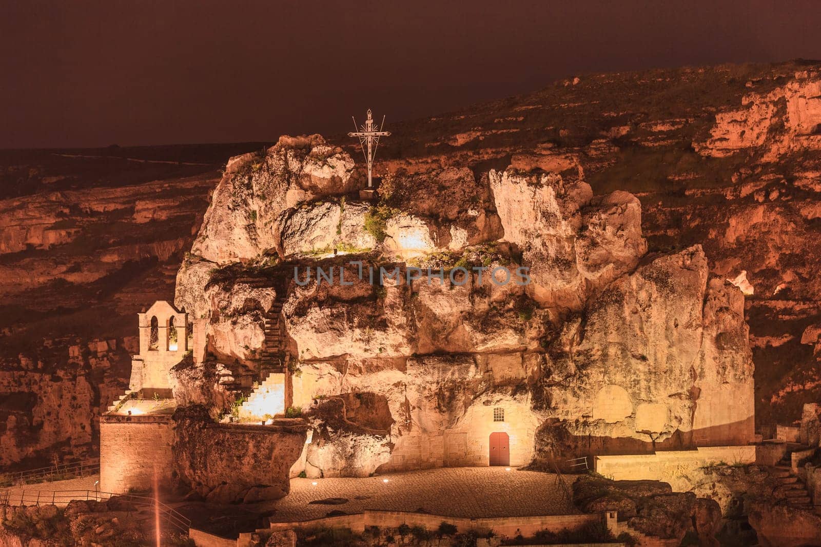 Rupestrian church of St. Maria de Idris in Matera, Italy