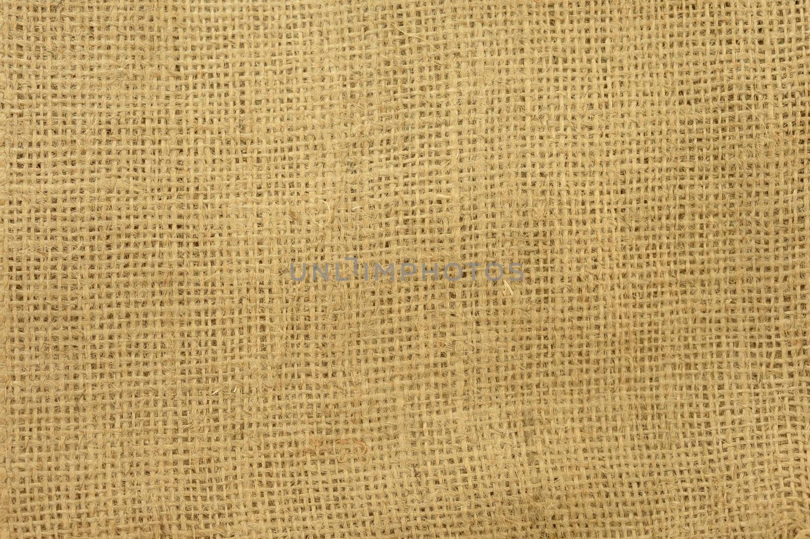 A close up shot of a hessian bag