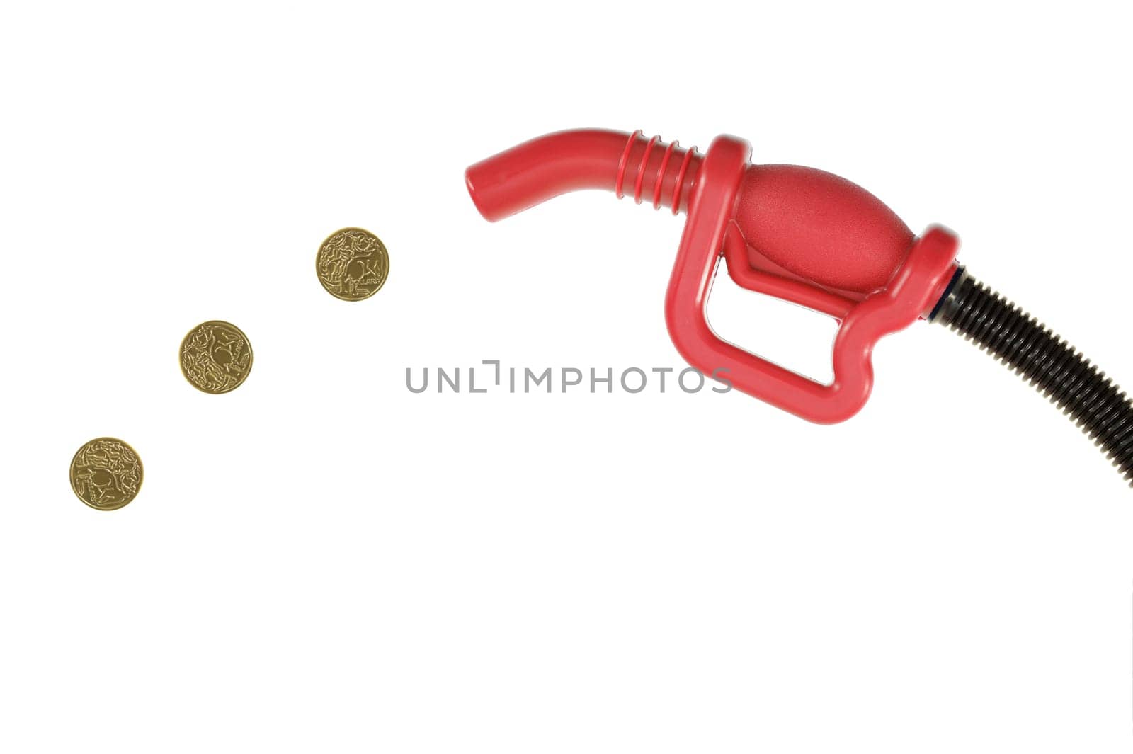 A close up shot of a fuel nozzle