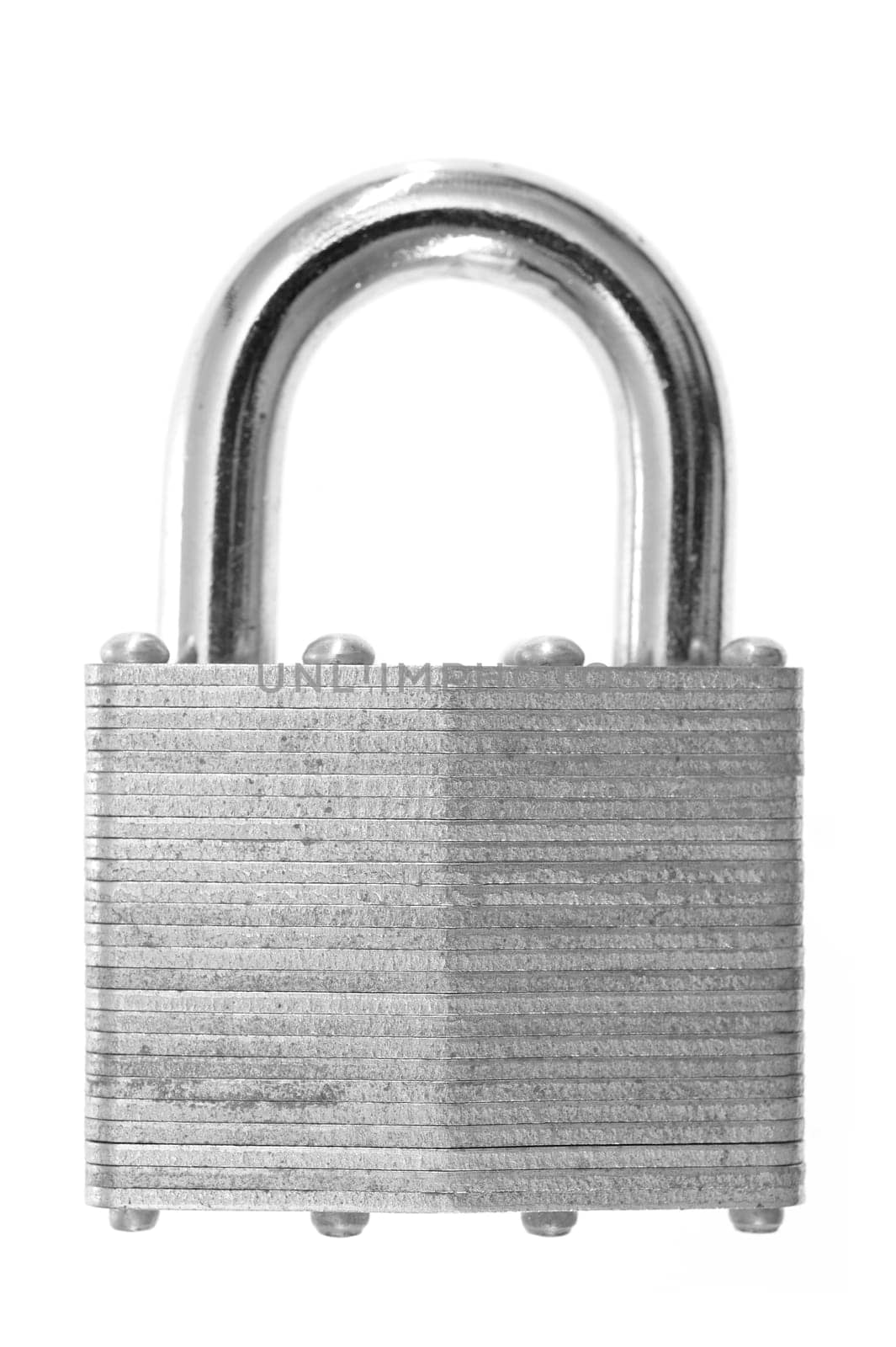 A close up shot of a security lock