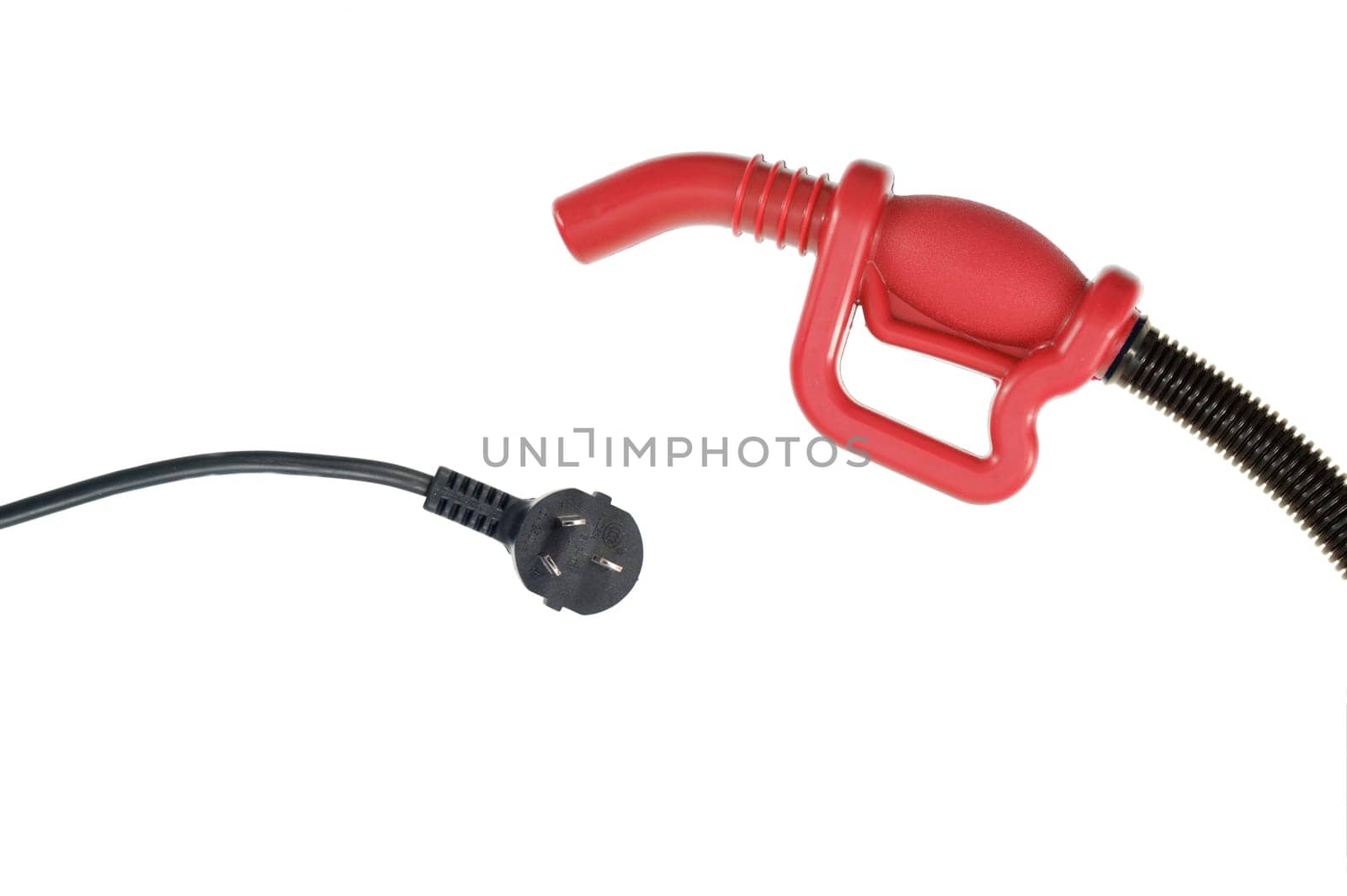 A close up shot of a fuel nozzle