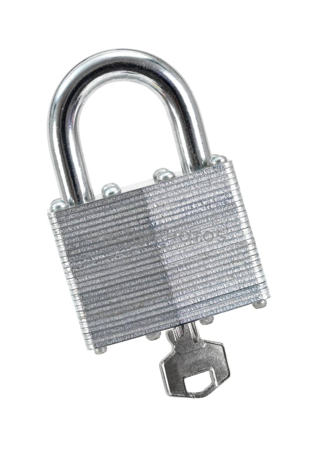 A close up shot of a security lock