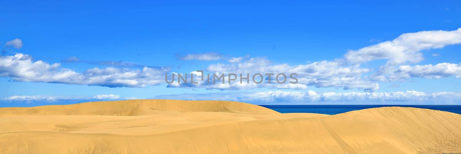 Maspalomas the sand dunes on Gran Canaria