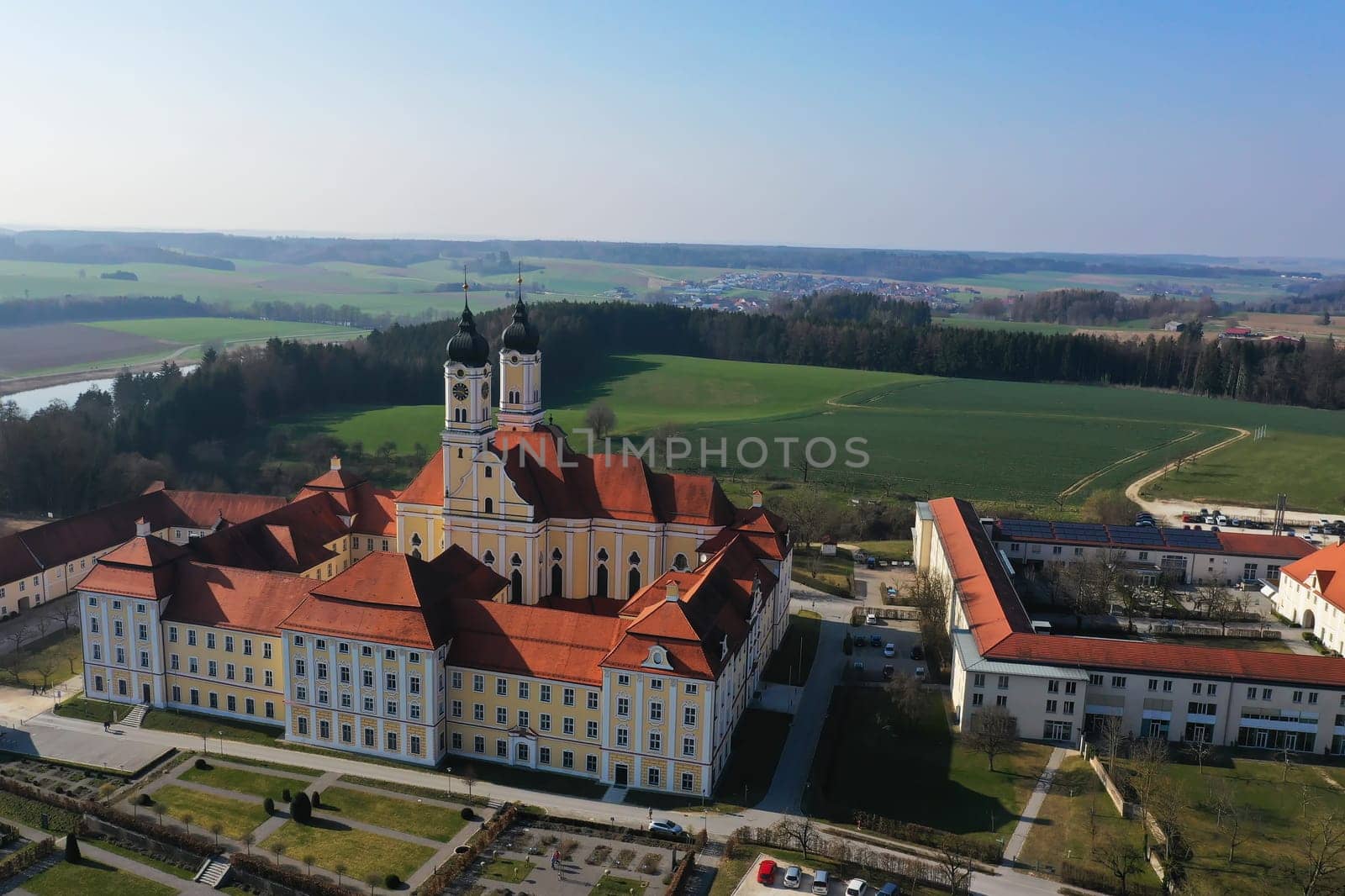 Monastery Roggenburg from above