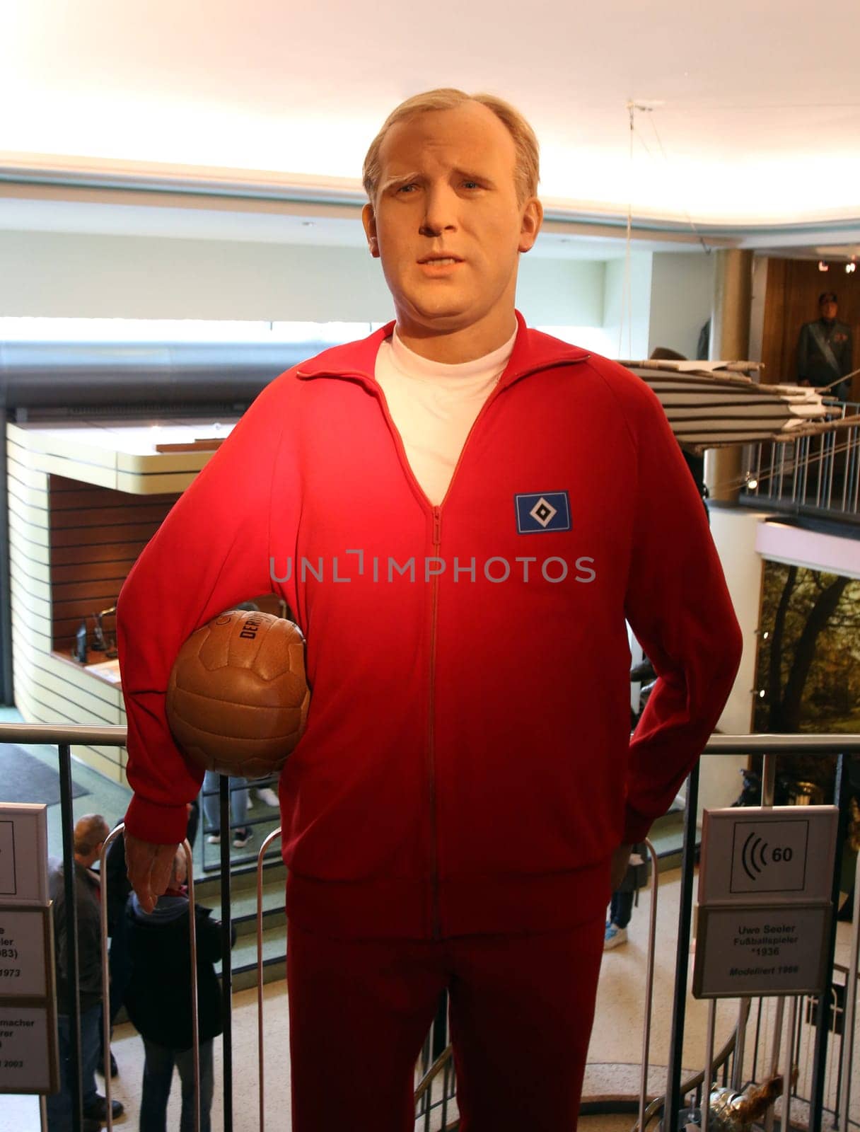 Uwe Seeler   much younger, .Waxworks Cabinet at the Panoptikum Hamburg ,08.05.2019