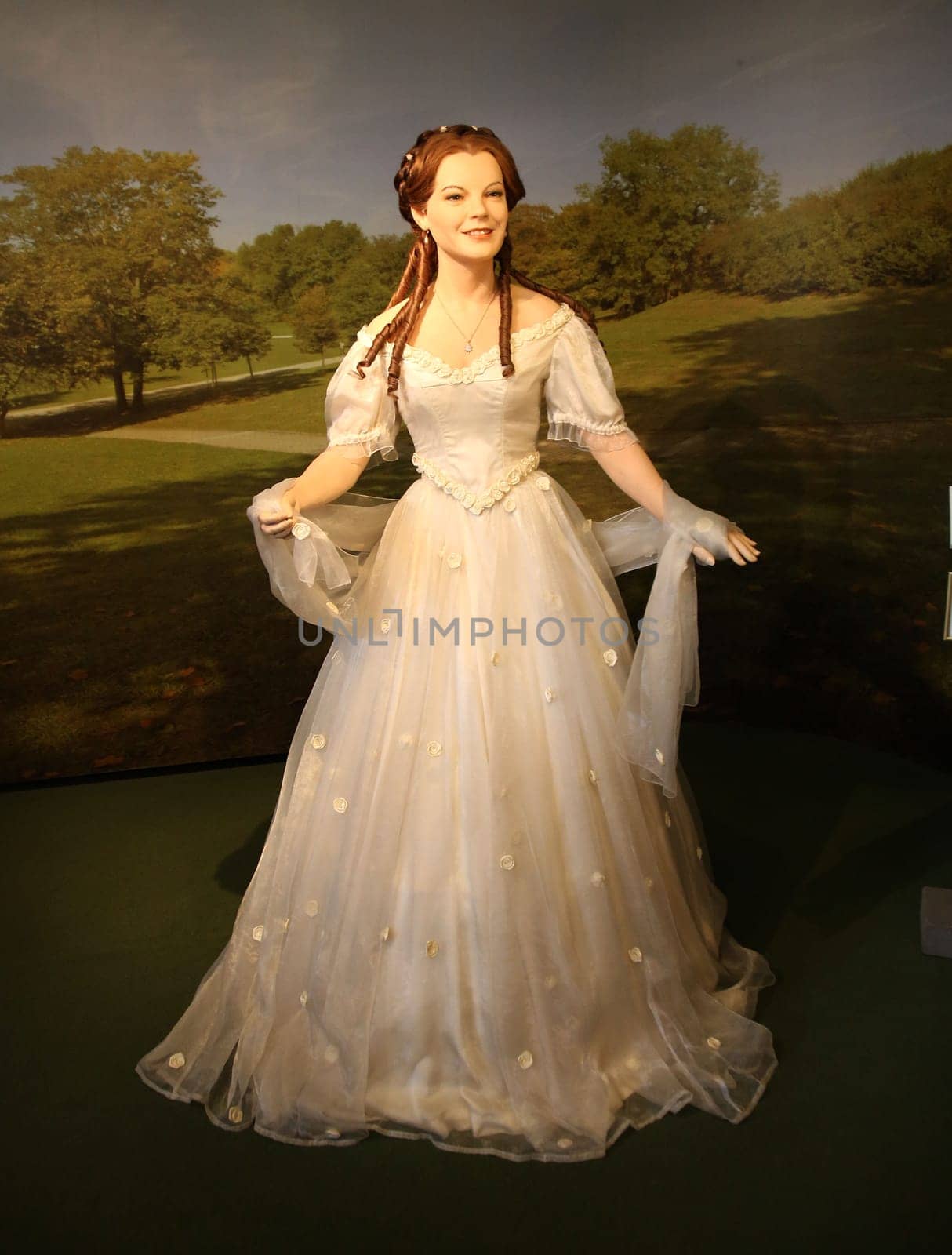 Romy Schneider as Sissy ,.Waxworks Cabinet at the Panoptikum Hamburg ,08.05.2019