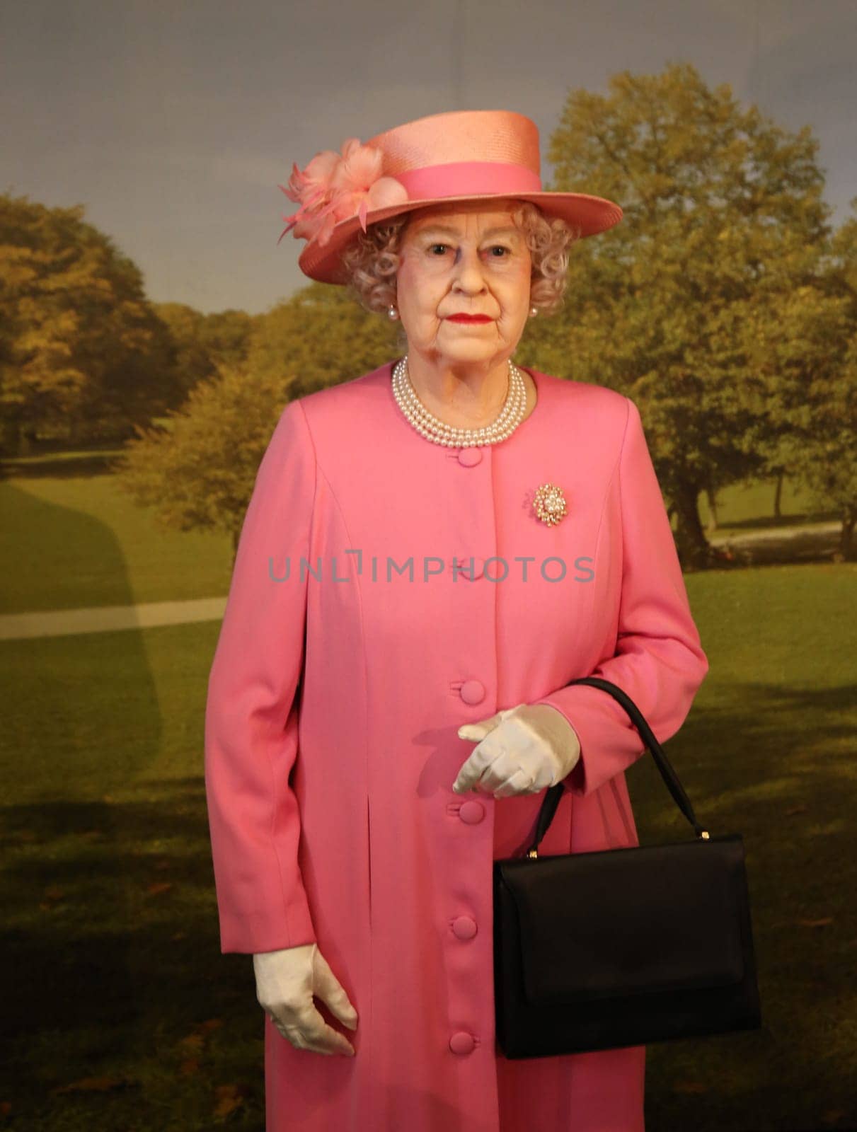 Queen Elisabeth, .Waxworks Cabinet at the Panoptikum Hamburg ,08.05.2019
