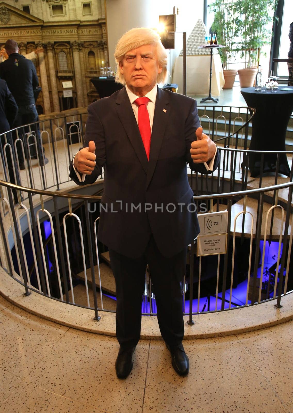 Donald Trump,.Waxworks Cabinet at the Panoptikum Hamburg ,08.05.2019