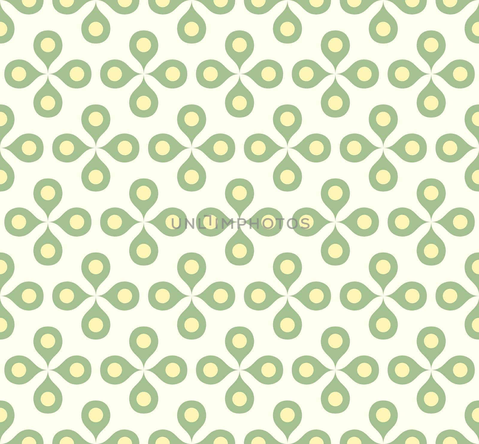 Green blossom and pollen on pastel background. Vintage or retro bloom for love and graphic design.