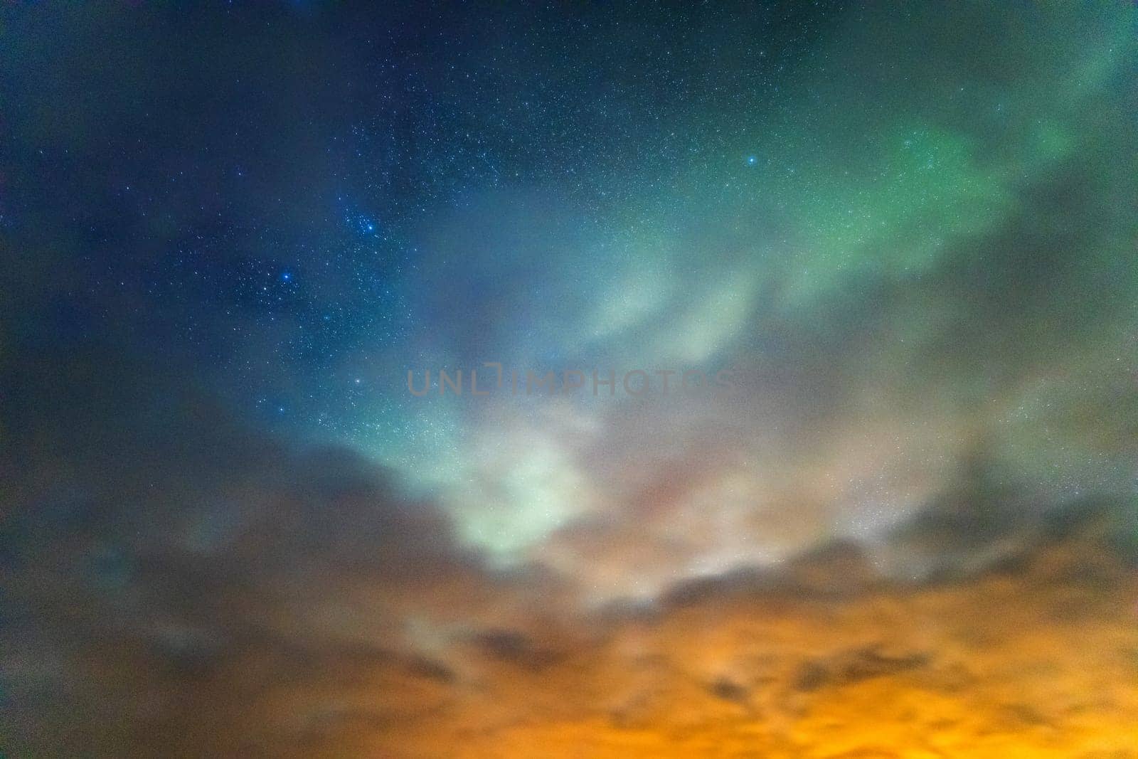 The Northern Light Aurora borealis at Keflavik Reykjavik area  Iceland