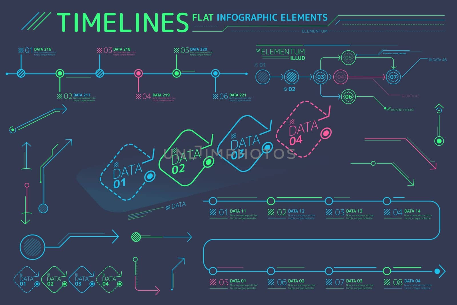 Corporate Infographic Elements is an excellent collection of vector graphs, charts and diagrams.