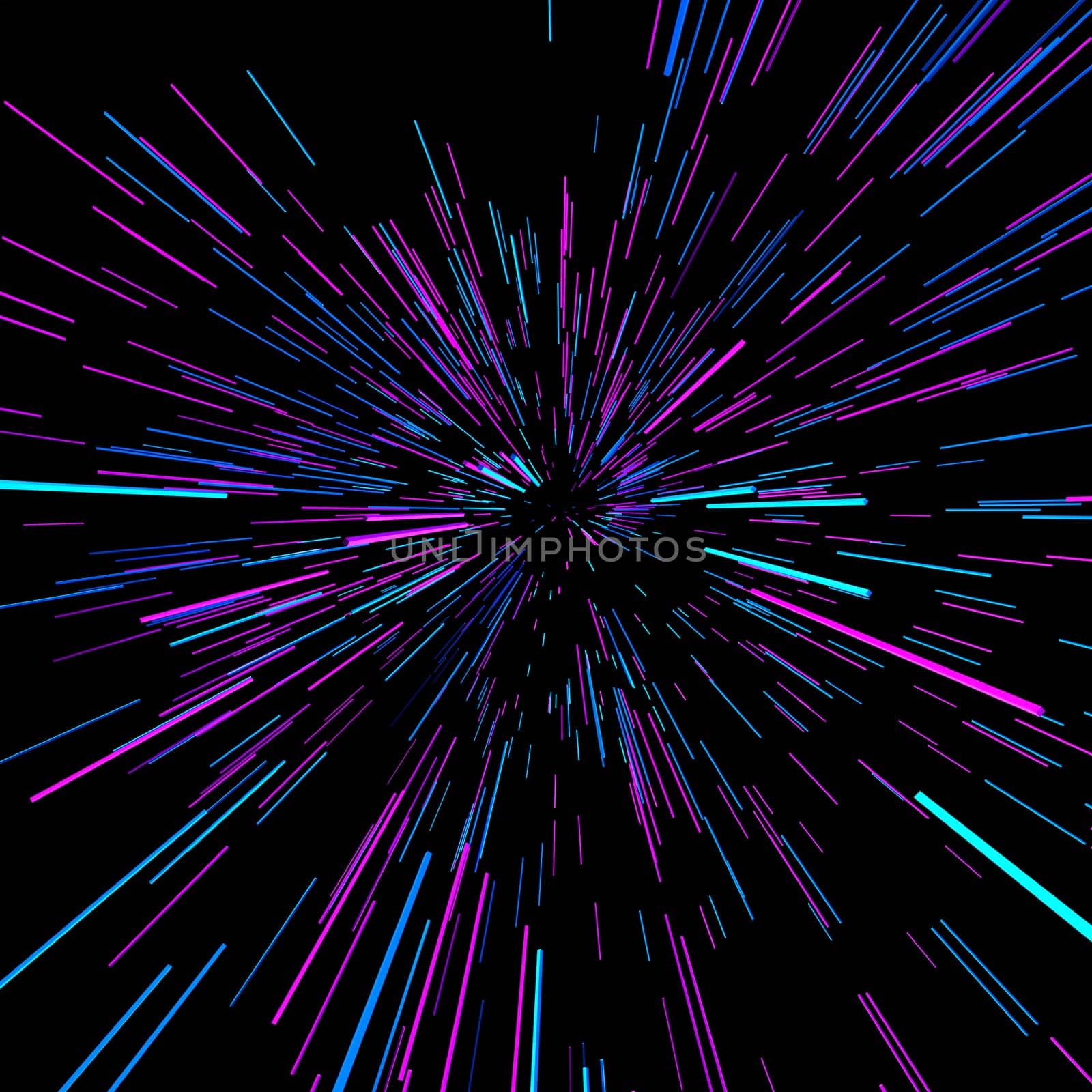 Abstract big data background wallpaper design. Motion pattern texture with shine colorful lines and cubes. Modern light shiny backdrop. 3D render