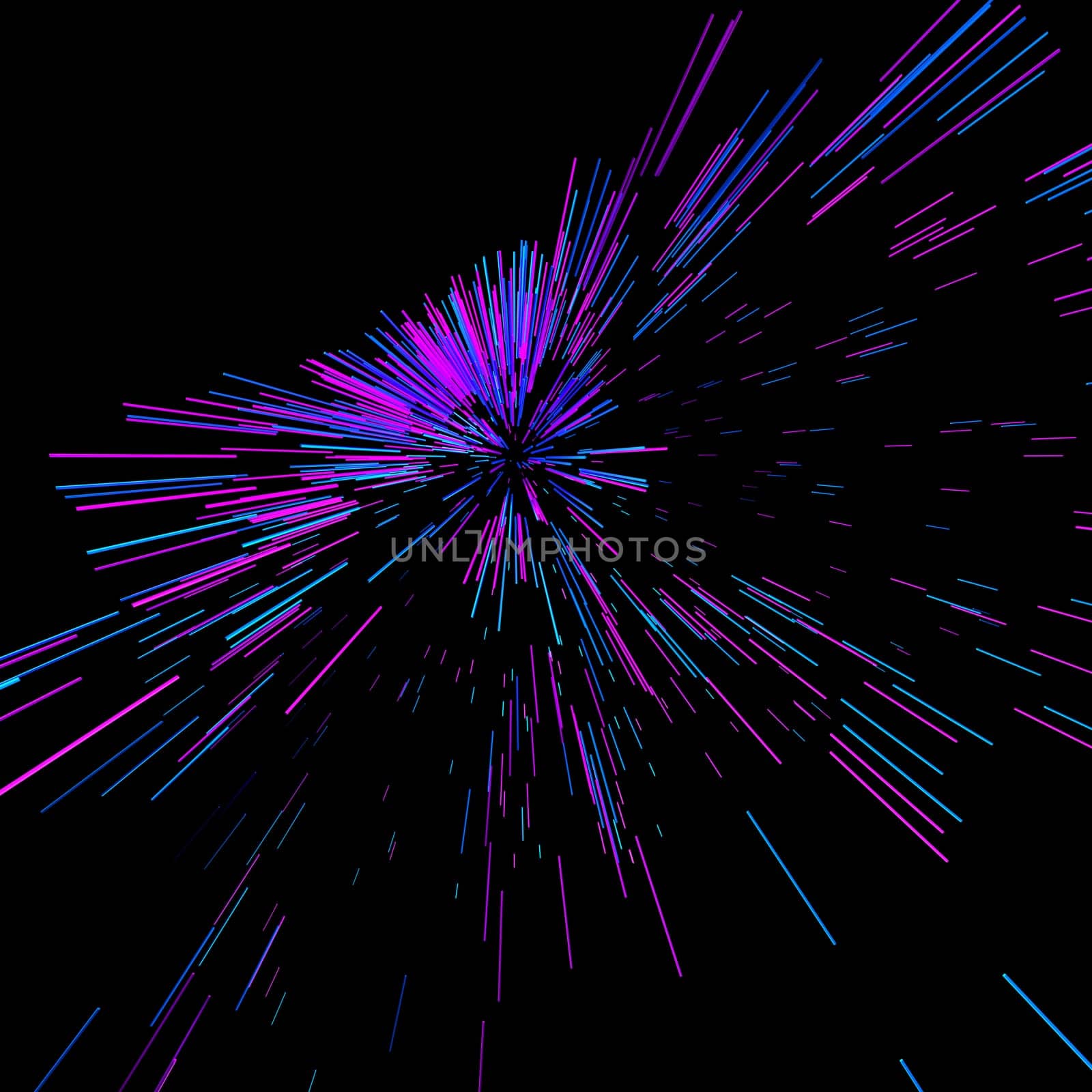Abstract big data background wallpaper design. Motion pattern texture with shine colorful lines and cubes. Modern light shiny backdrop. 3D render
