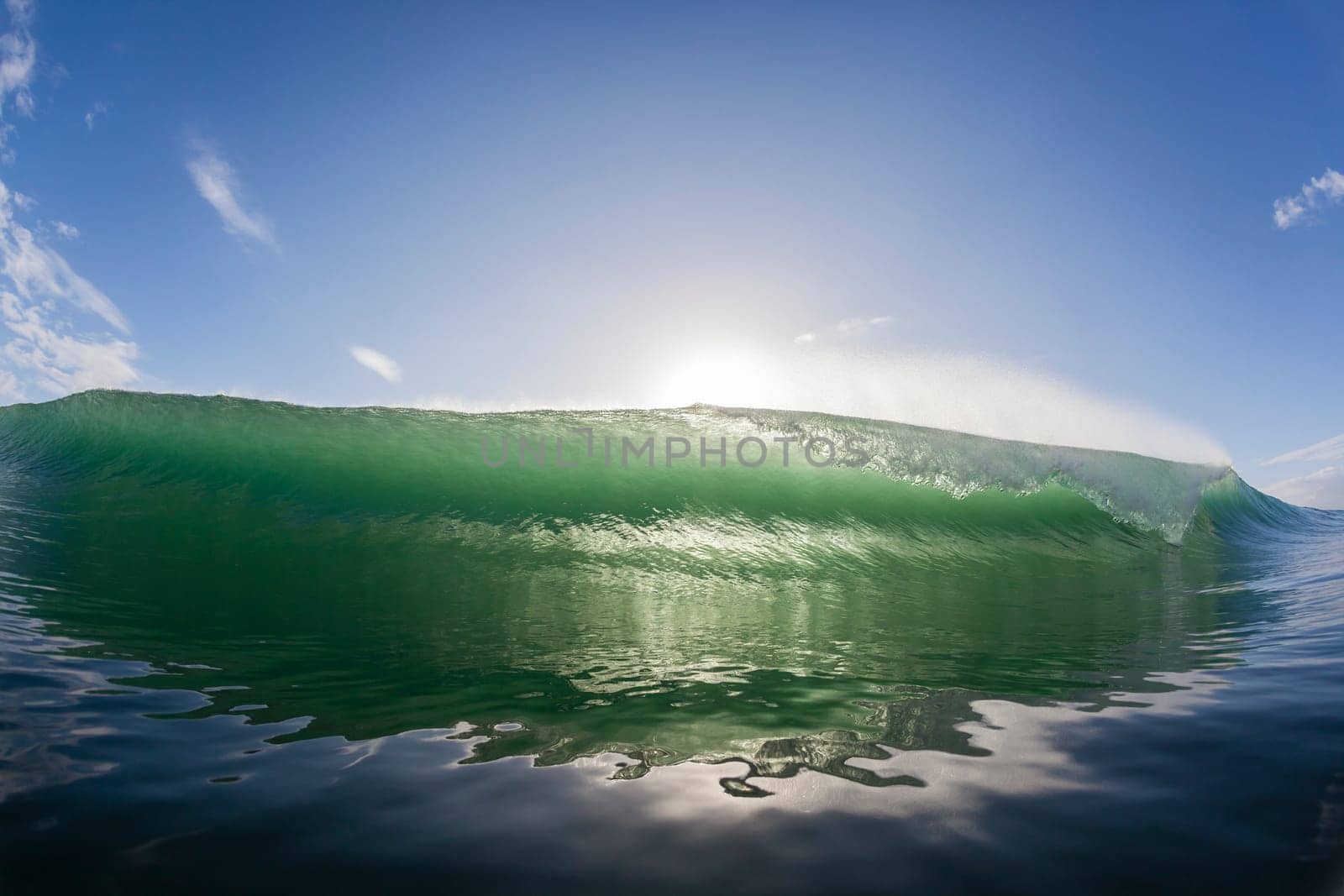Wave ocean closeup swimming encounter wall of water crashing breaking beauty nature power.