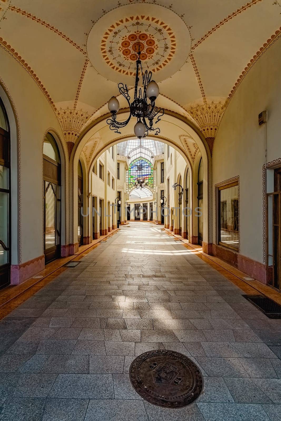 Old passage in Oradea (capital city of Bihor County and Crisana region), Romania
