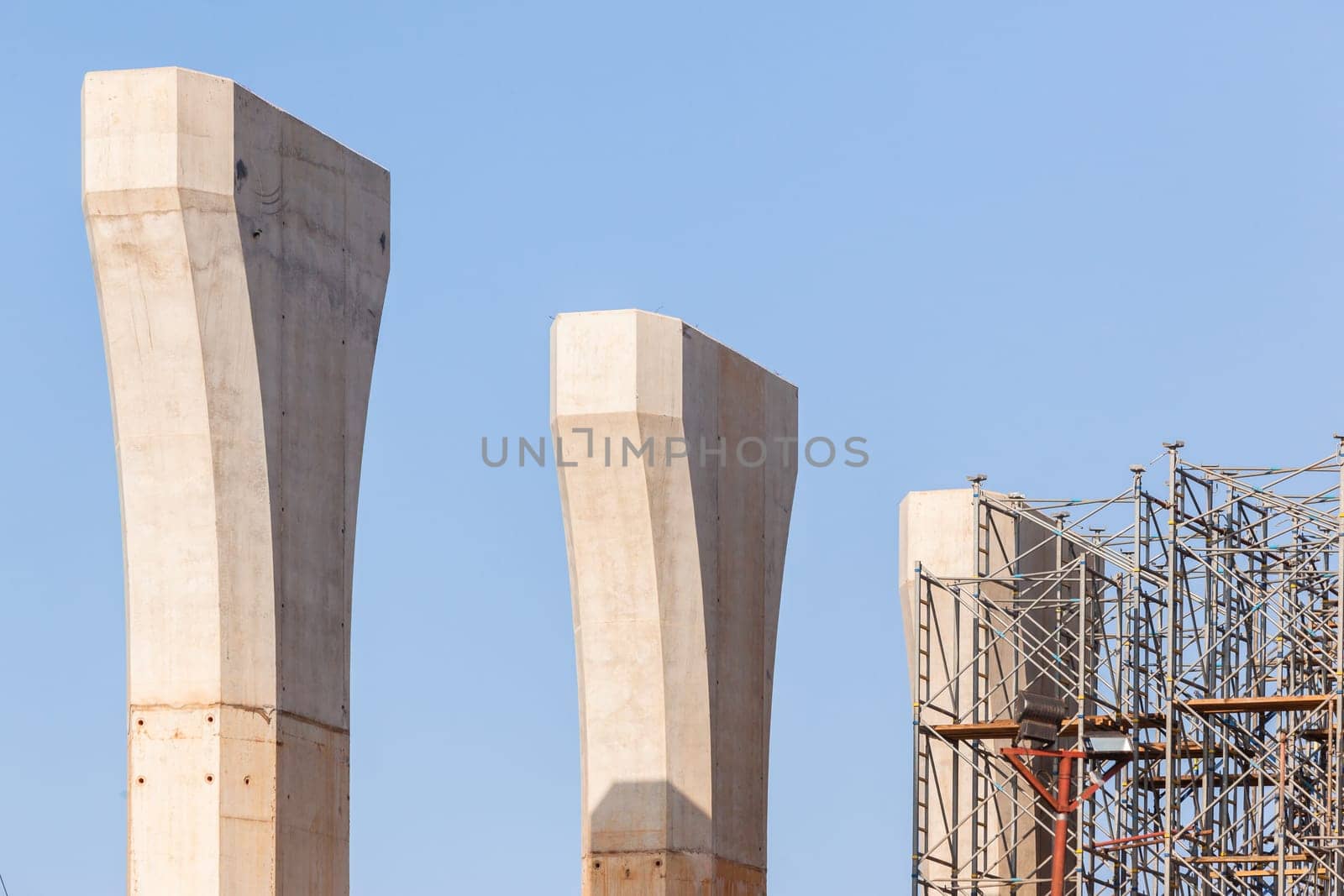 Industrial construction new road highway junction inter change projects  heavy earthworks.