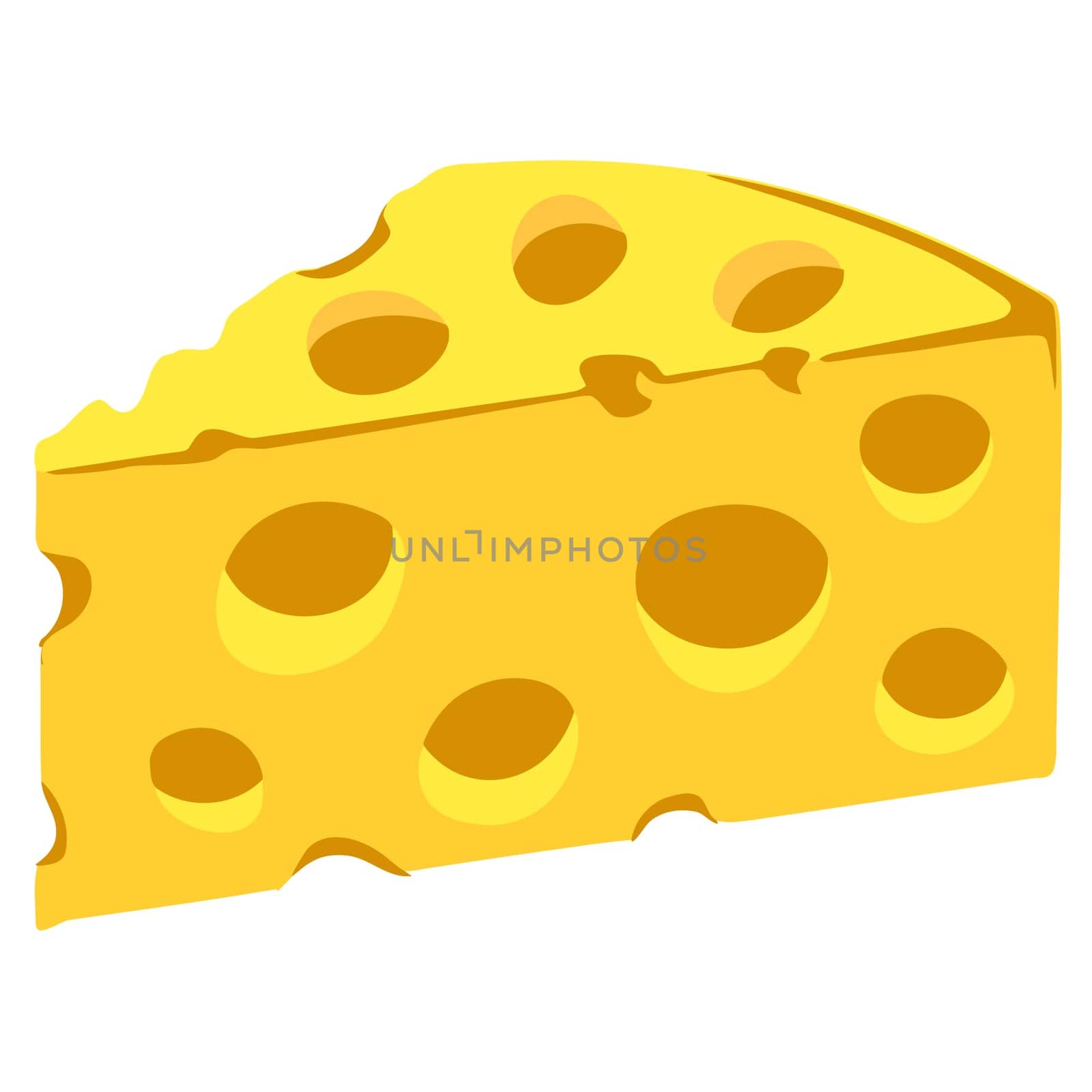 cheese yellow food dairy illustration triangle