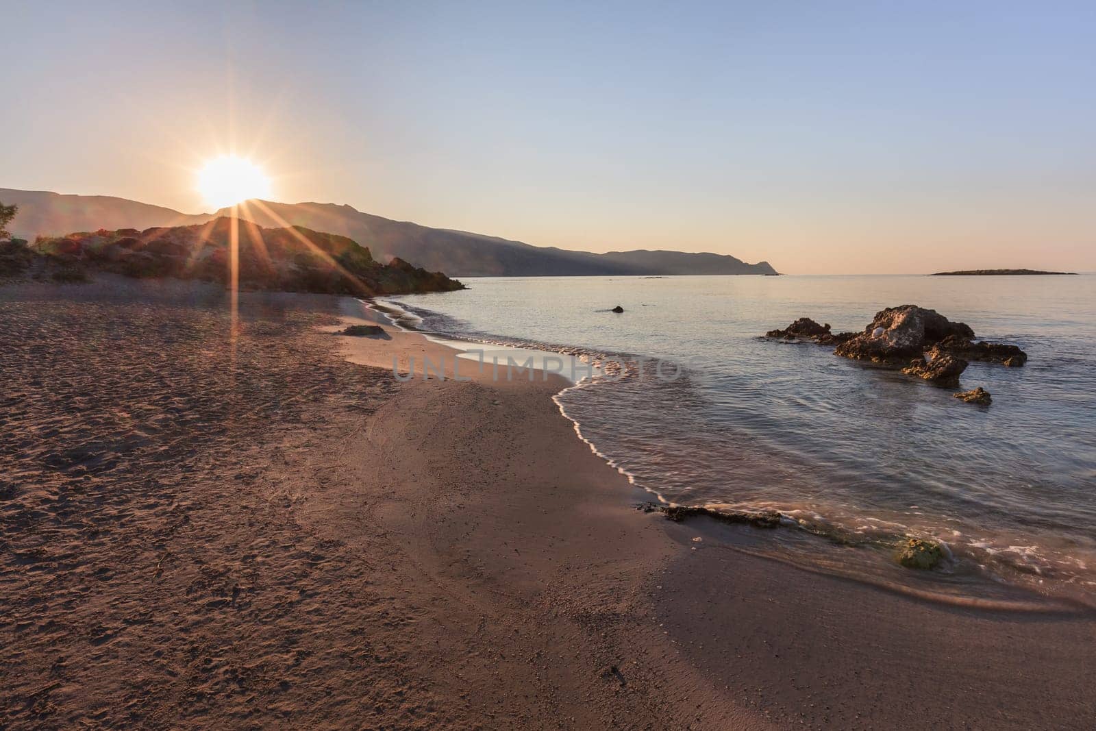 Elafonisi, one of the most famous beaches in the world, Crete, Greece