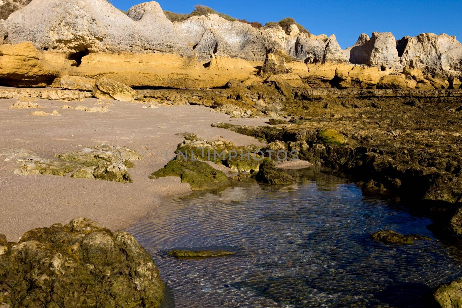 portuguese beach at Algarve, the south of the country