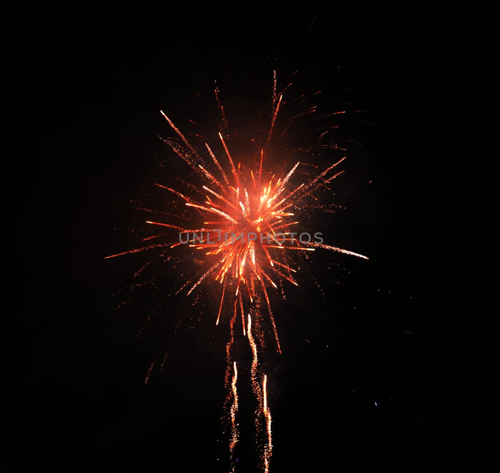 Beautiful fireworks at national celebration