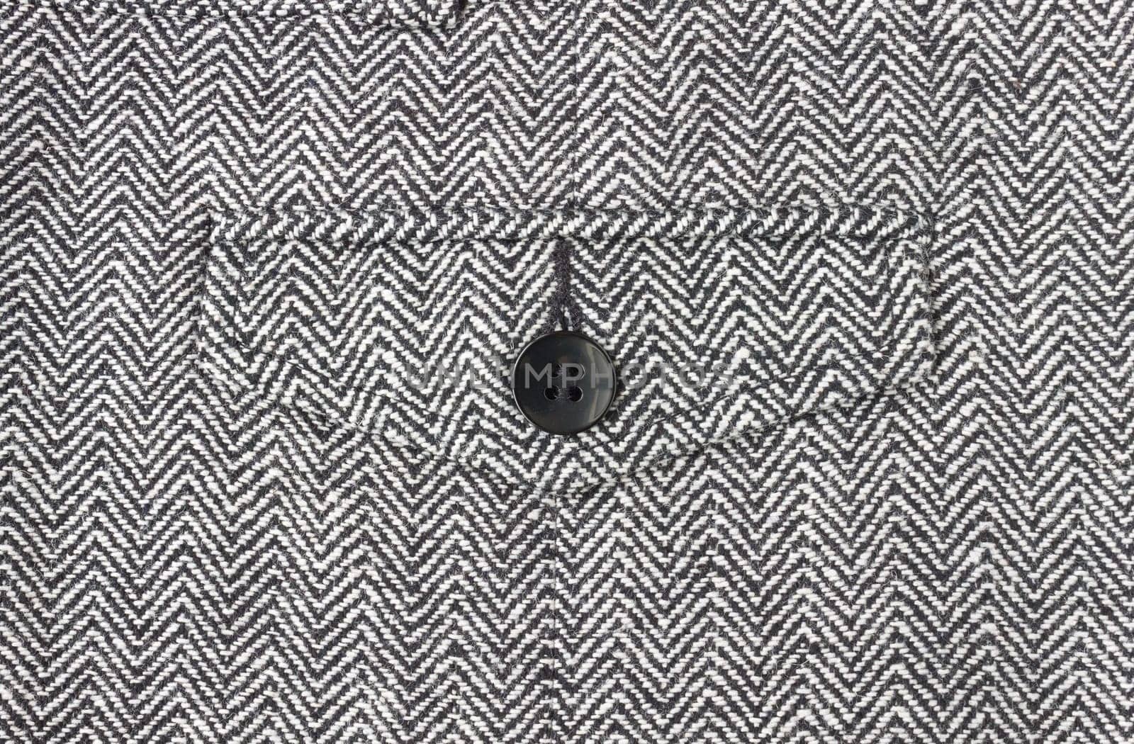 1 Black Button on Zig Zag Pattern or Triangle Pattern on Center Frame. 1 Button on Zig Zag Pattern or Triangle Pattern for apparel design