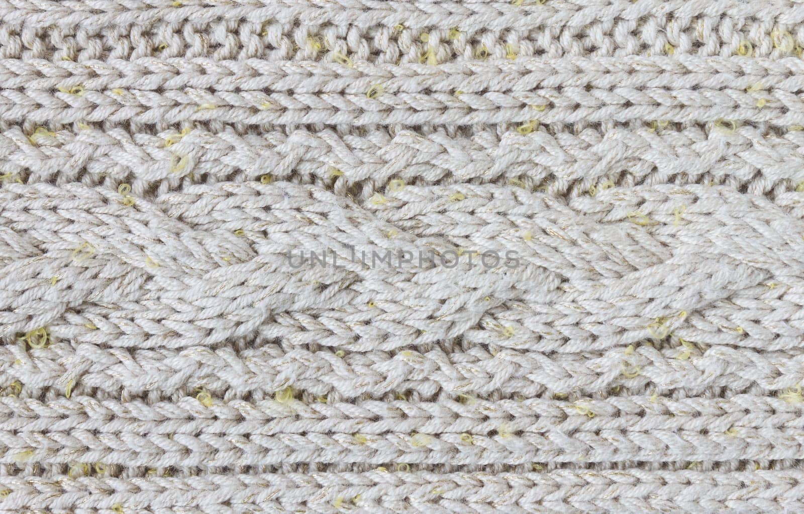 Yellow Knitting Texture or Knitted Texture Background in macro style. Knitting Texture or Knitted Texture in vintage style for design