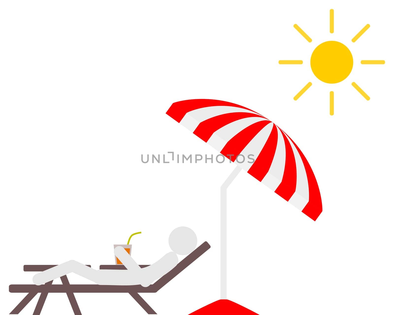Entspannung auf der Sonnenliege