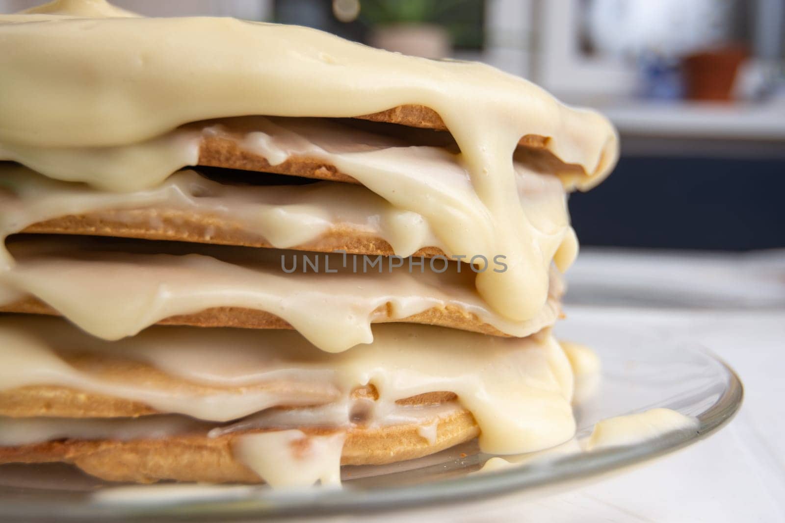 Homemade Cake with Condensed Milk