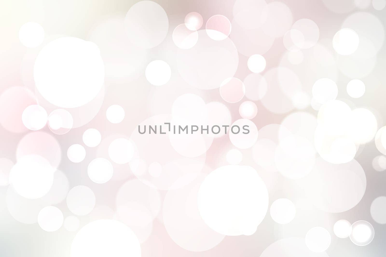 Abstract blurred vivid spring summer light delicate pastel pink bokeh background texture with bright soft color circles. Space for your text. Beautiful backdrop illustration.