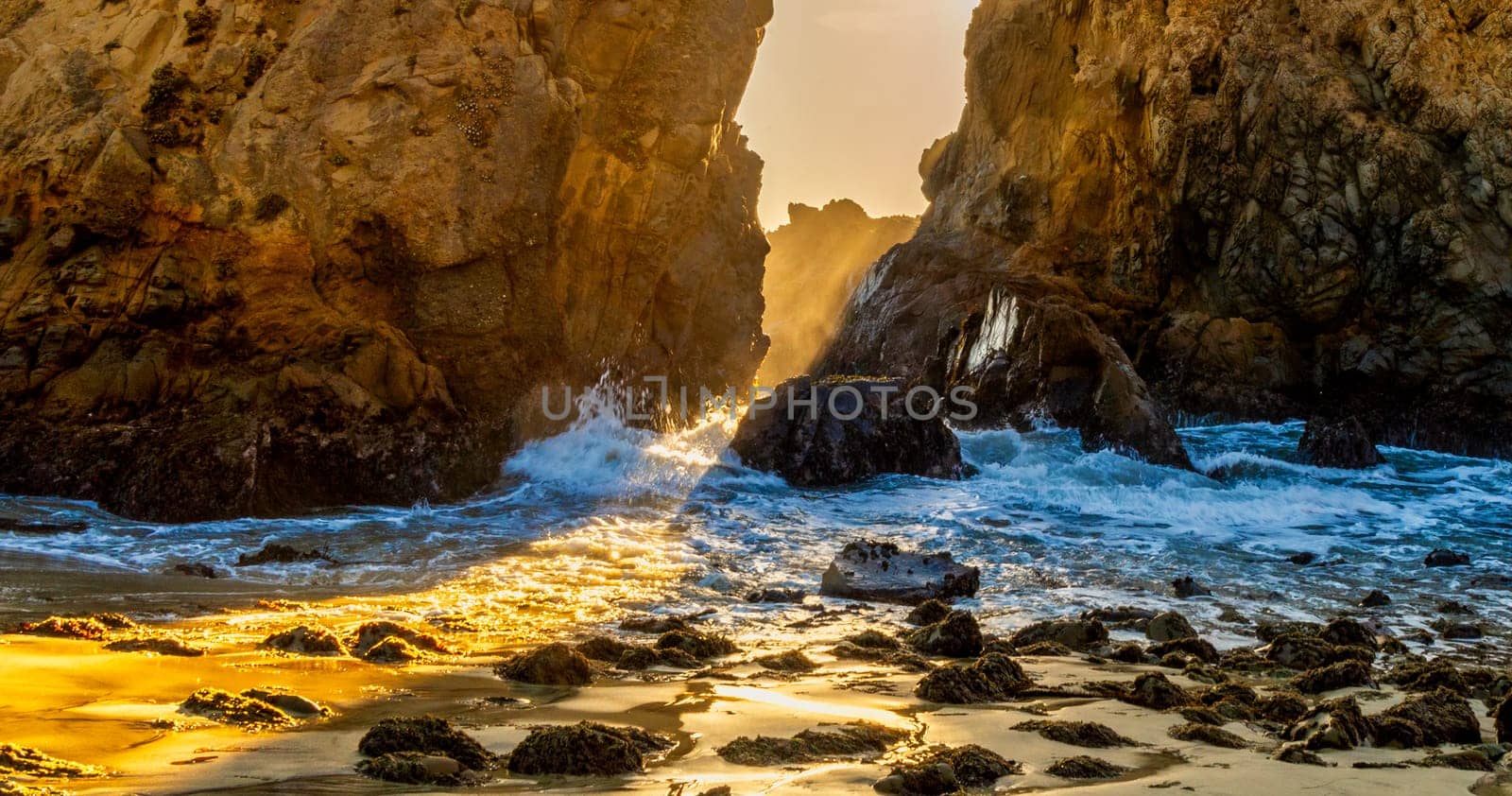 Pfeiffer Beach in Big Sur, California, USA
