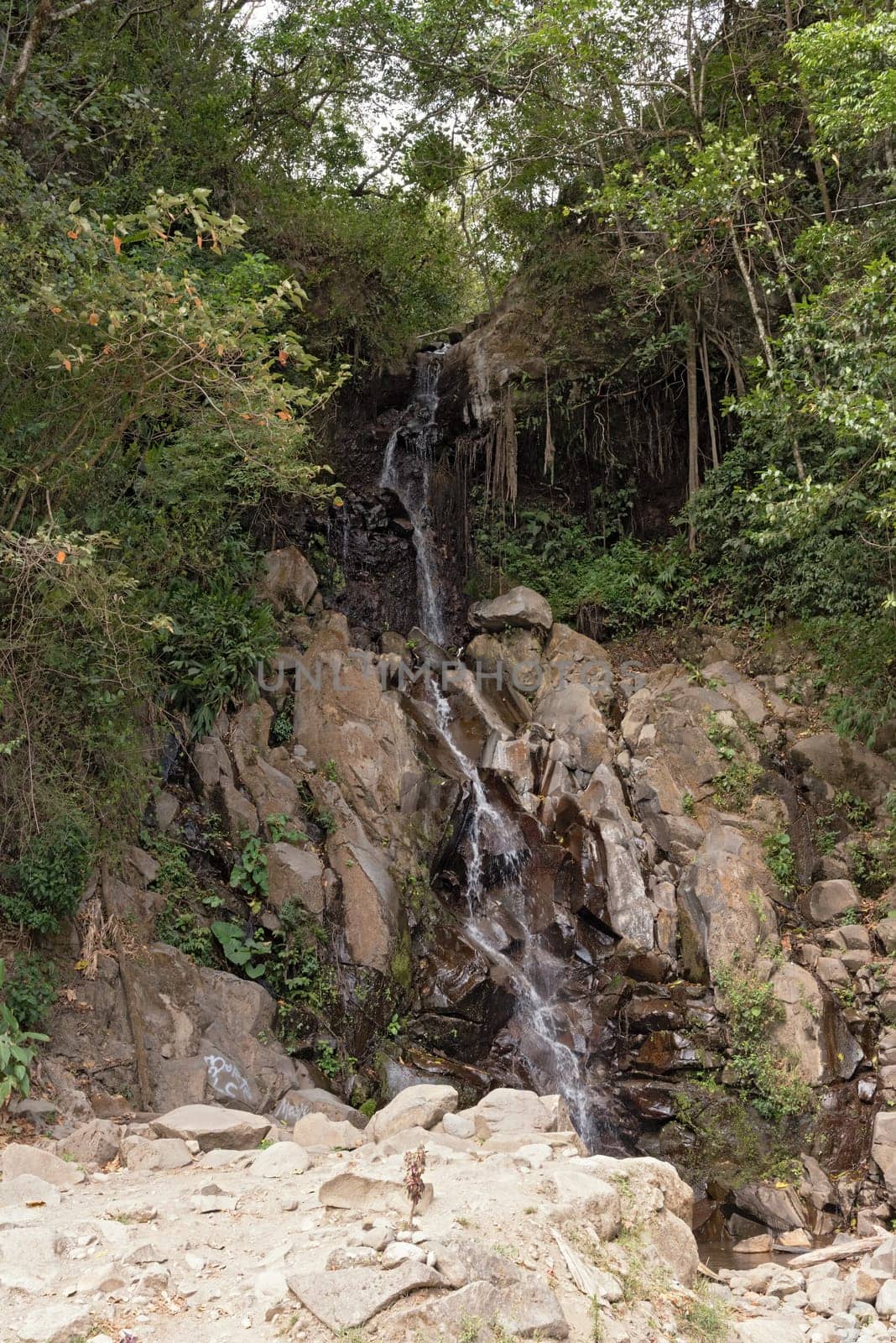 Small waterfall in Volcan Baru National Park Panama