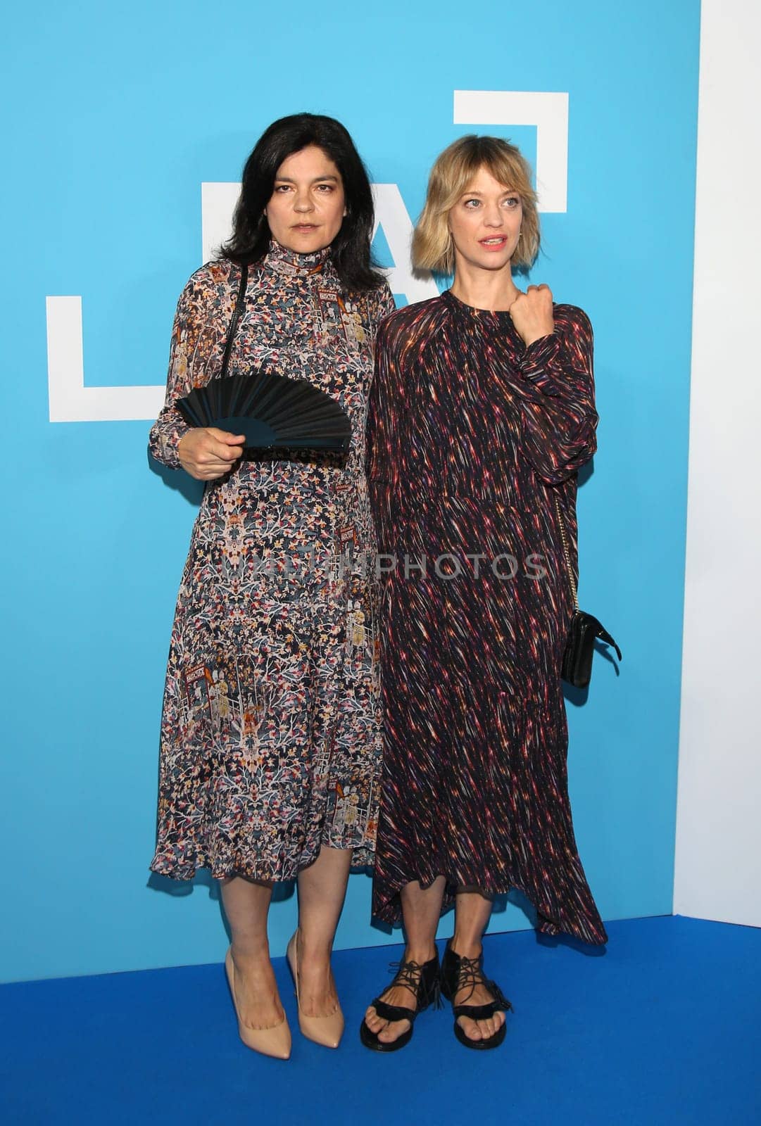 German actress Jasmin Tabatabai, and German actress Heike Makatsch .German Producers Alliance Summer Party at the Tipi Kanzleramt  In Berlin 25.  June 2019