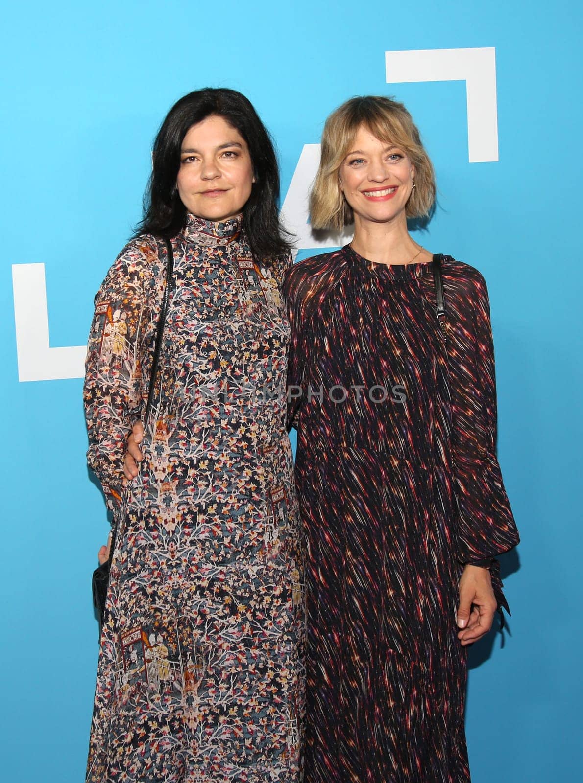 German actress Jasmin Tabatabai, and German actress Heike Makatsch .German Producers Alliance Summer Party at the Tipi Kanzleramt  In Berlin 25.  June 2019