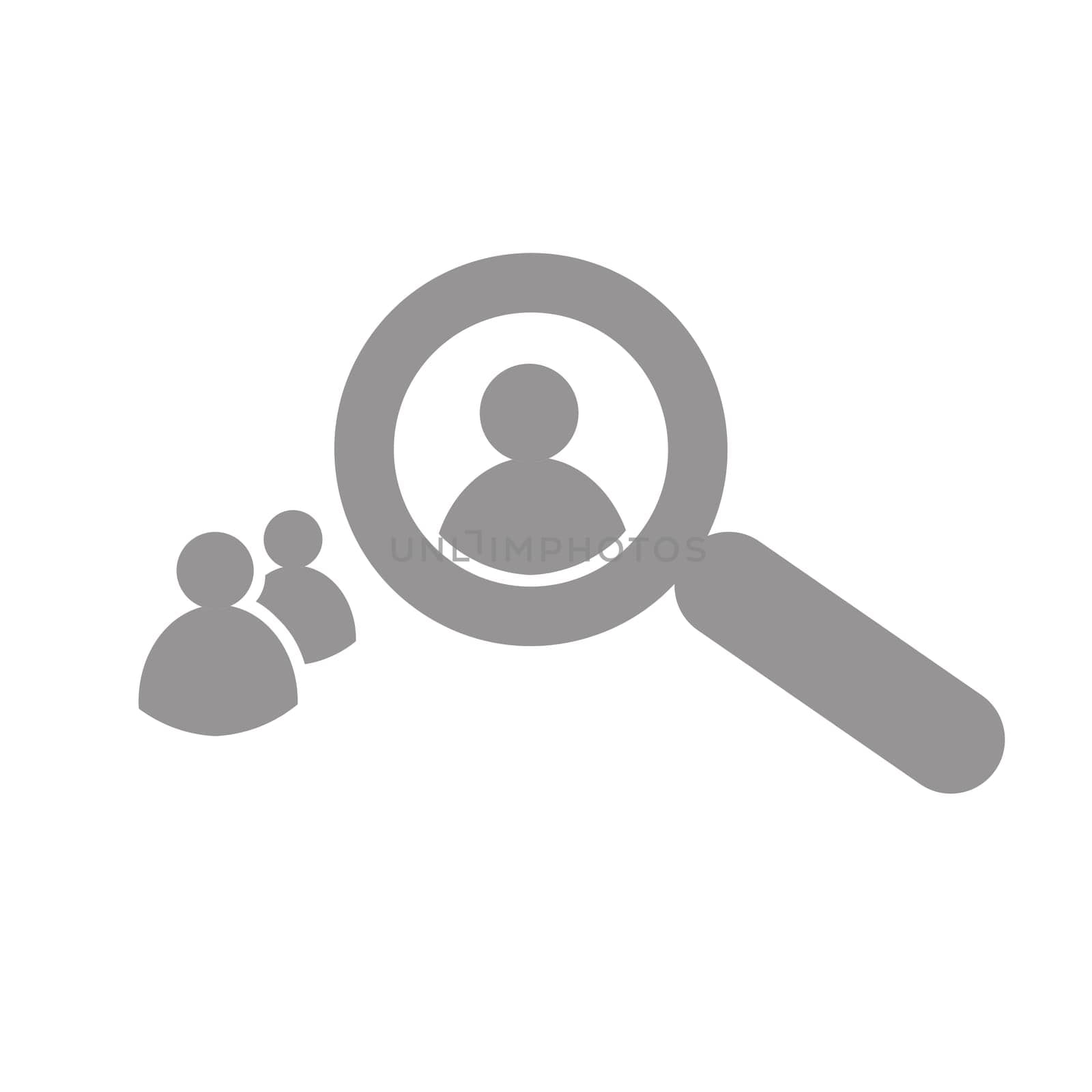 Personal search - Symbol icon