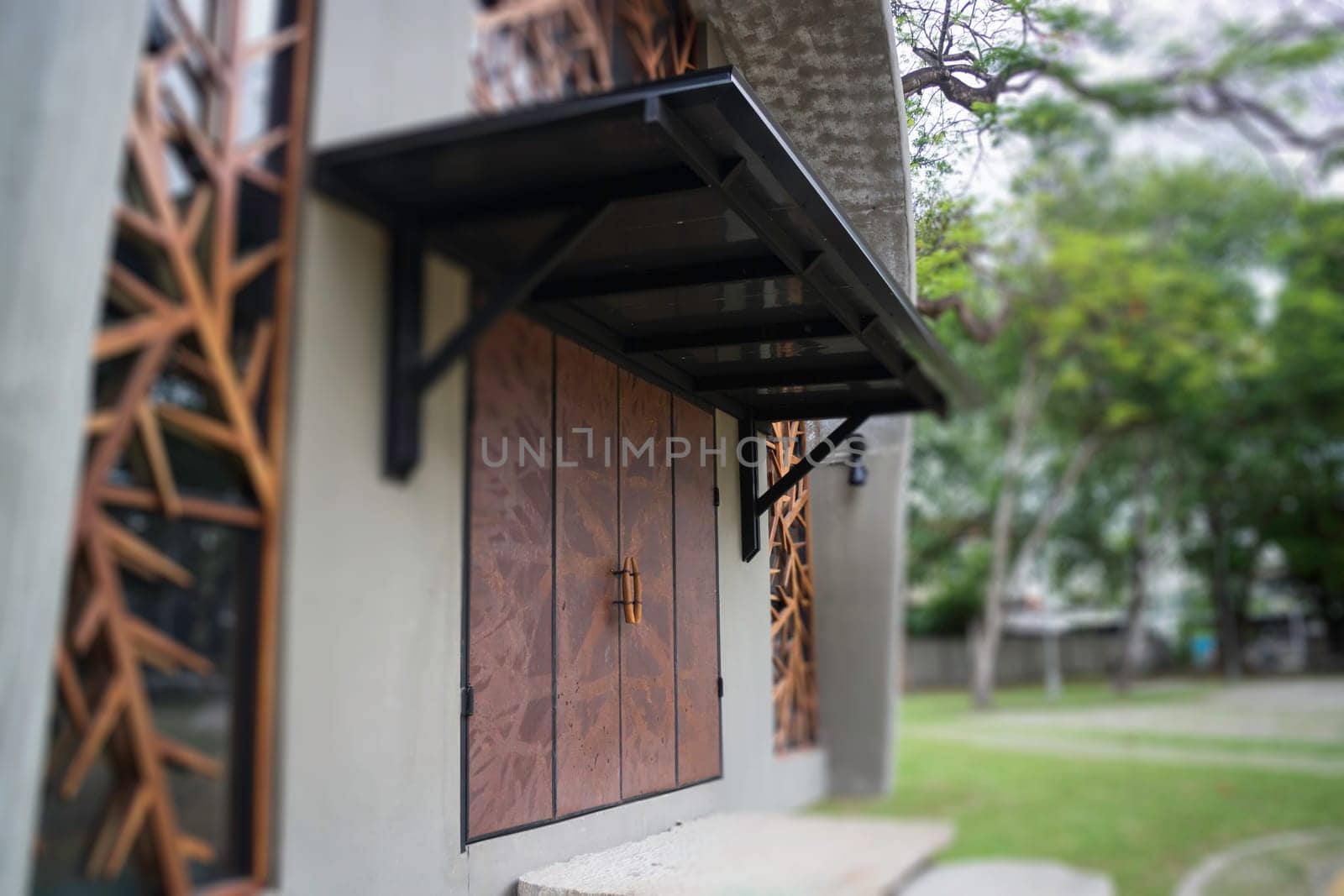 Small hut in the resort, stock photo