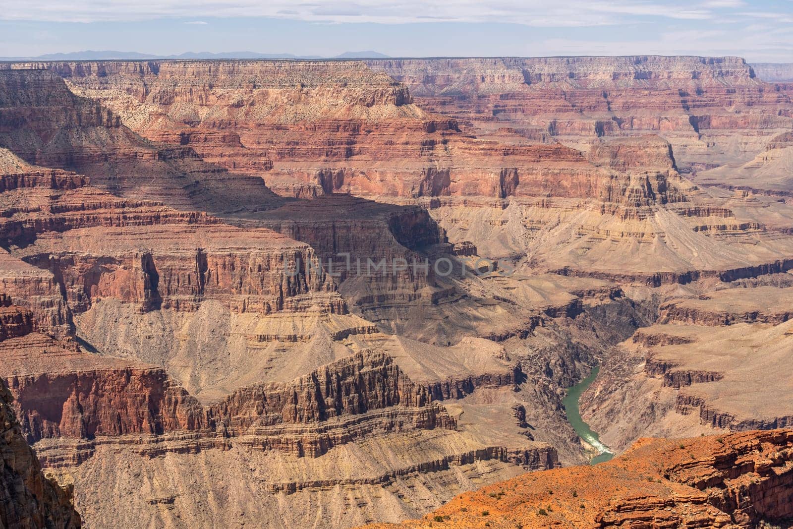 South rim of Grand Canyon in Arizona USA