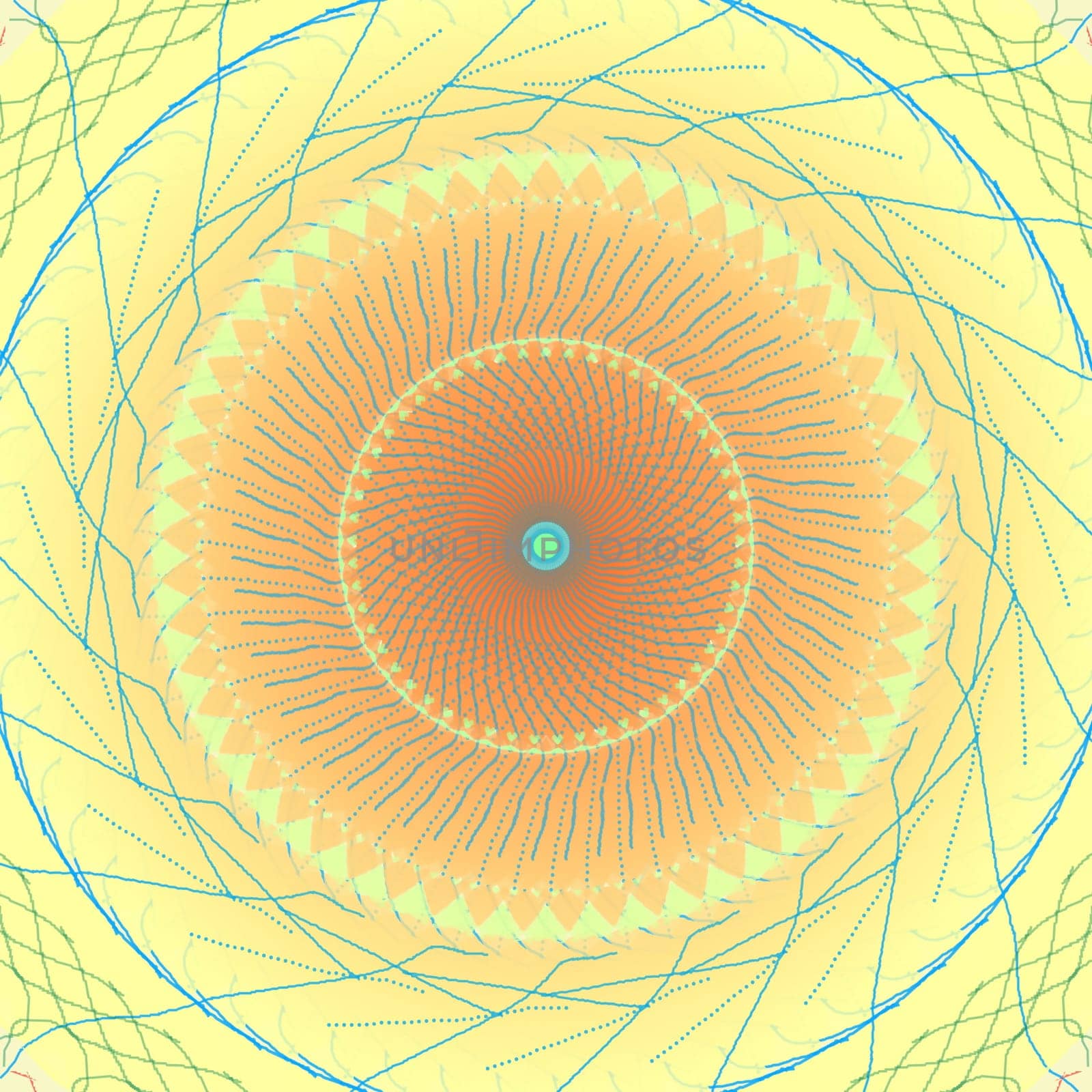 Spiritual image background with magical illusion