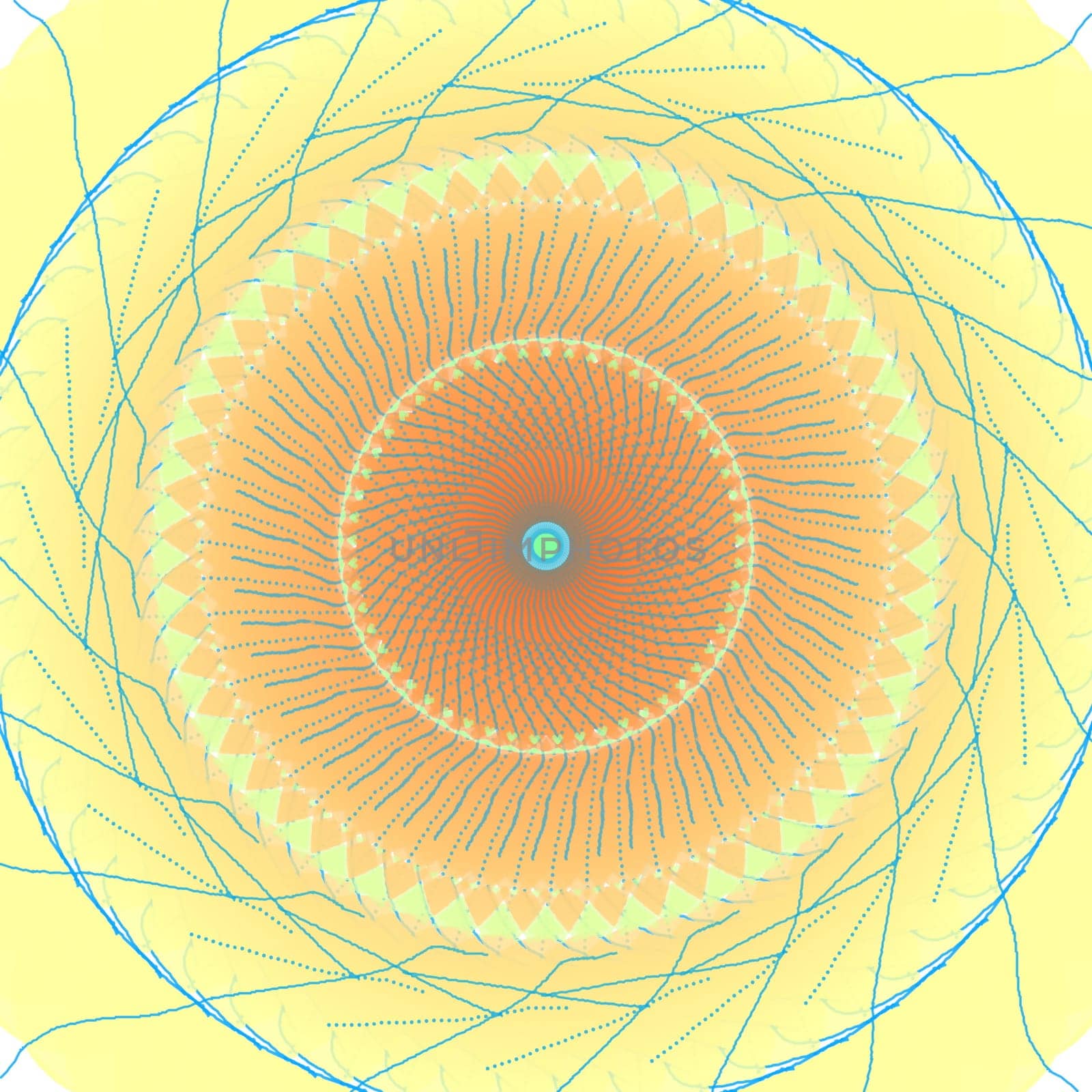 Spiritual image background with magical illusion