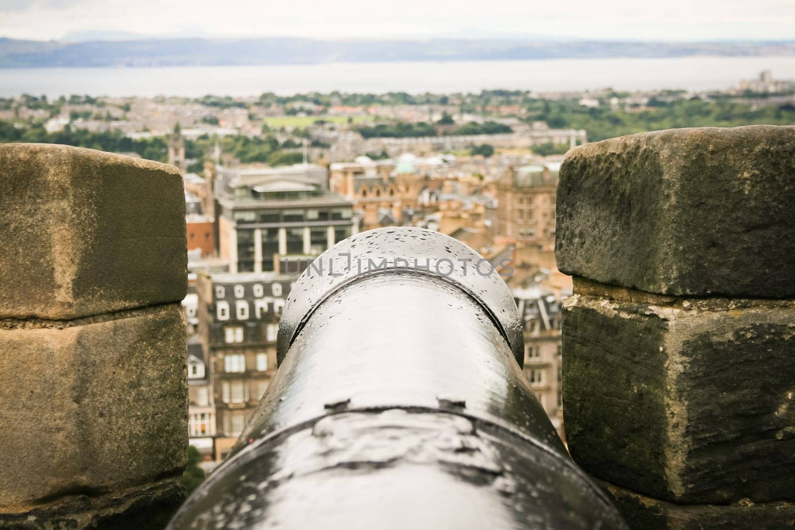 Cannon on Edimburgh. Image take at Edimburgh Castle