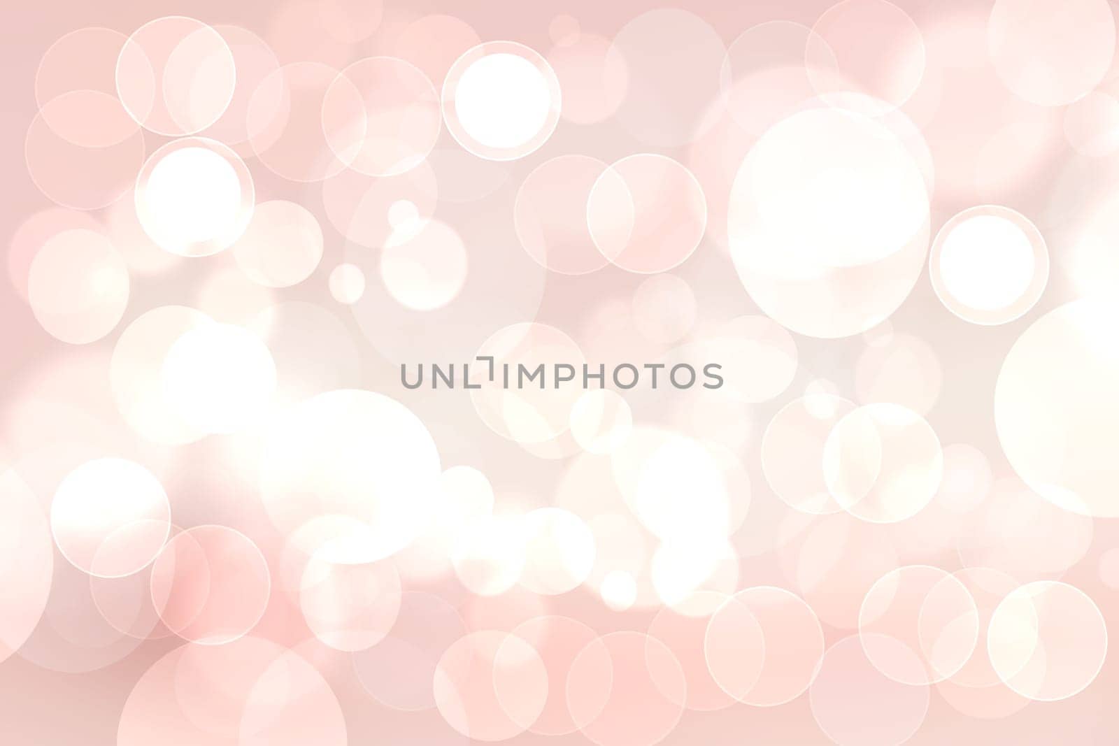 Happy Valentines or wedding day. Abstract delicate love romantic holiday pink background with white bokek circles. Template for cards with space for your design. Beautiful texture.